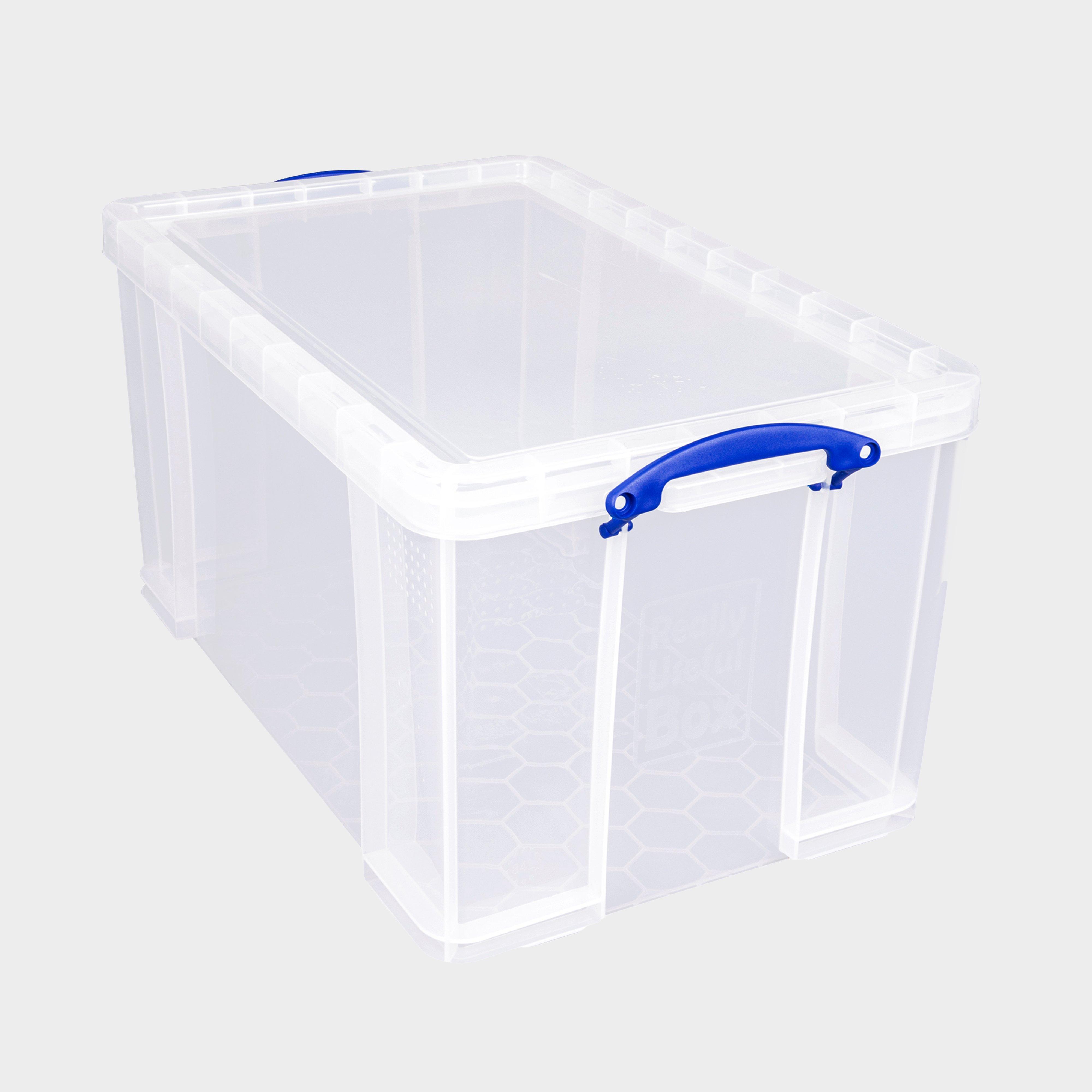 Image of Really Useful Storage Box - 84L - Clear, Clear
