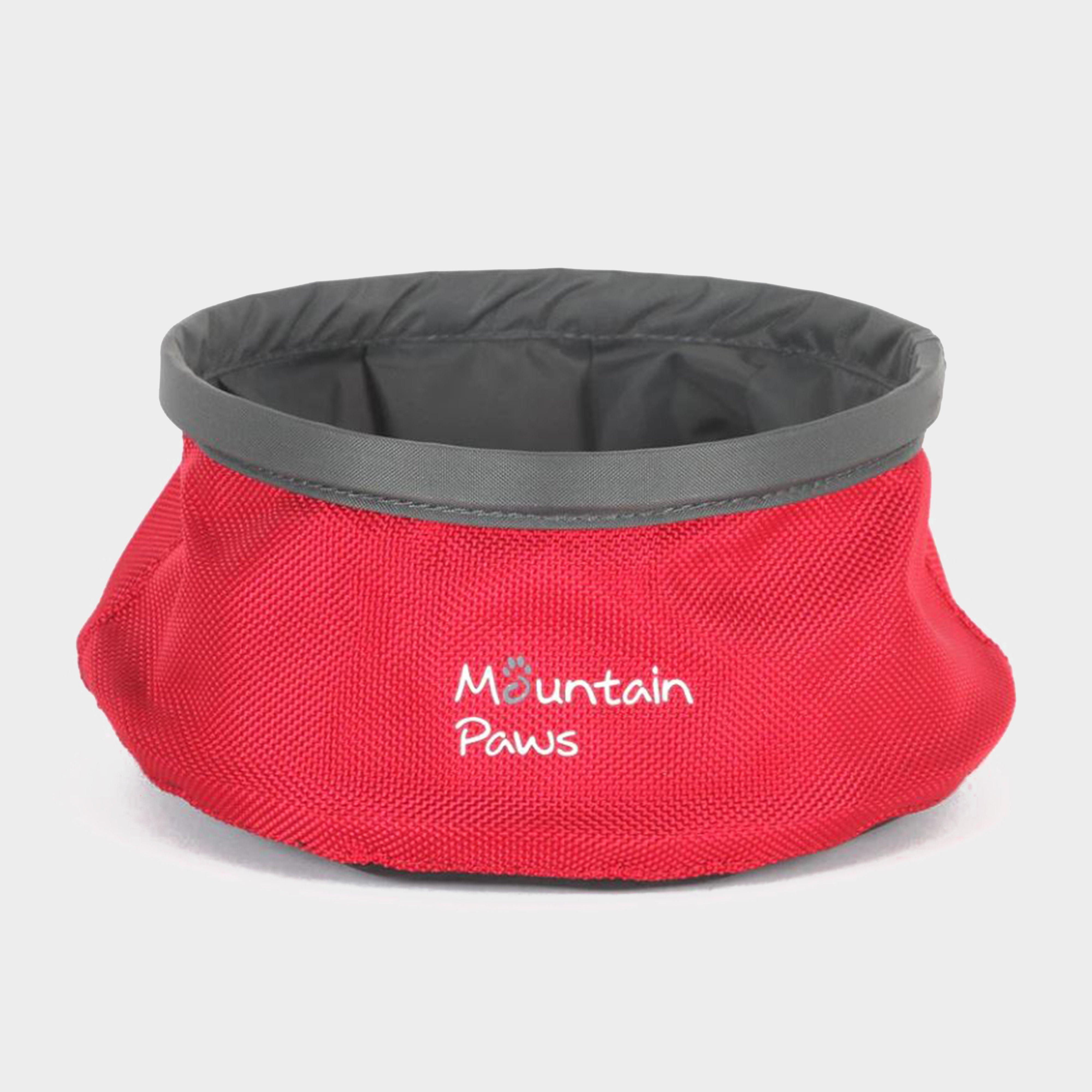 Image of Mountain Paws Collapsible Water Bowl - Red, Red