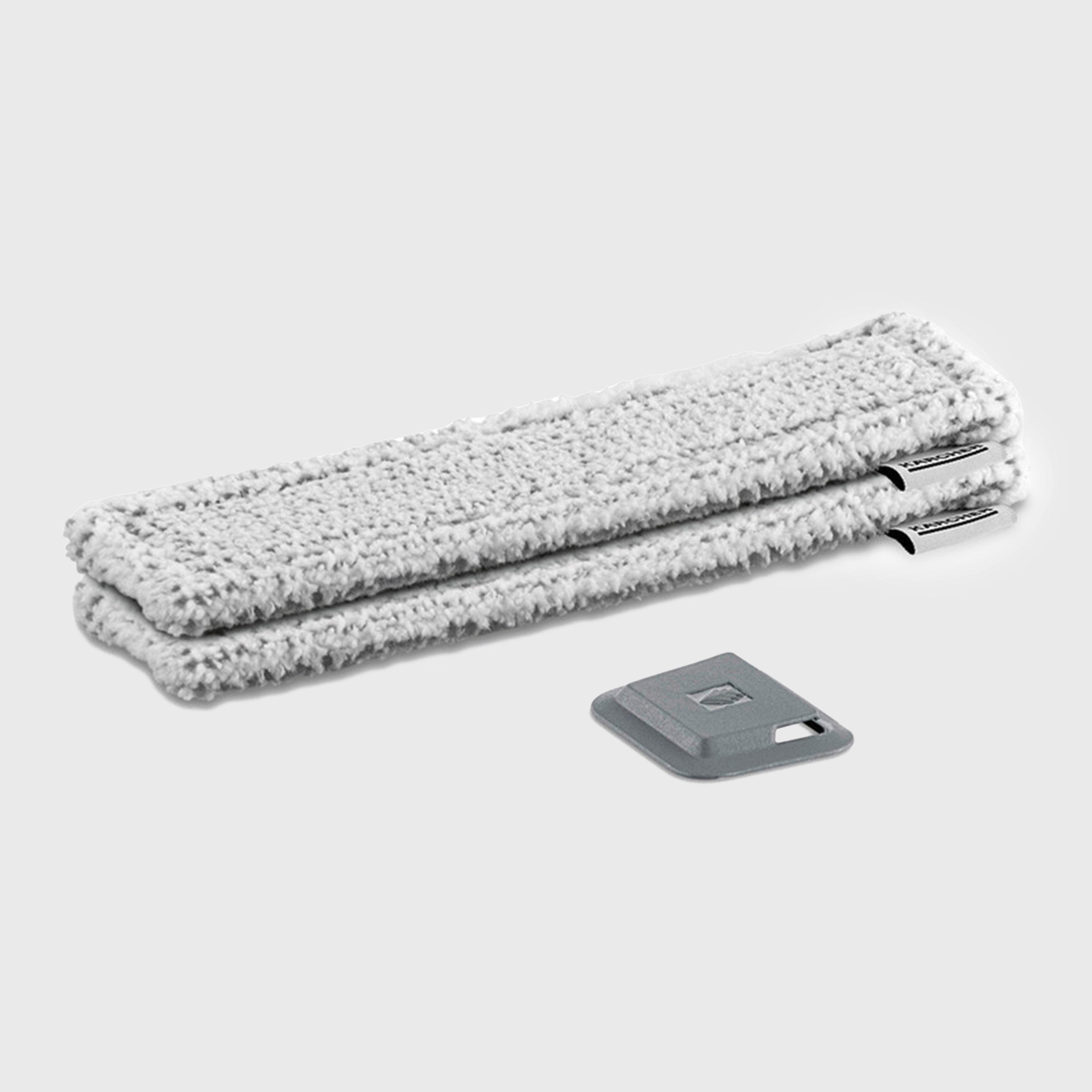 Image of Karcher Microfibre Wiping Cloths - Grey, Grey