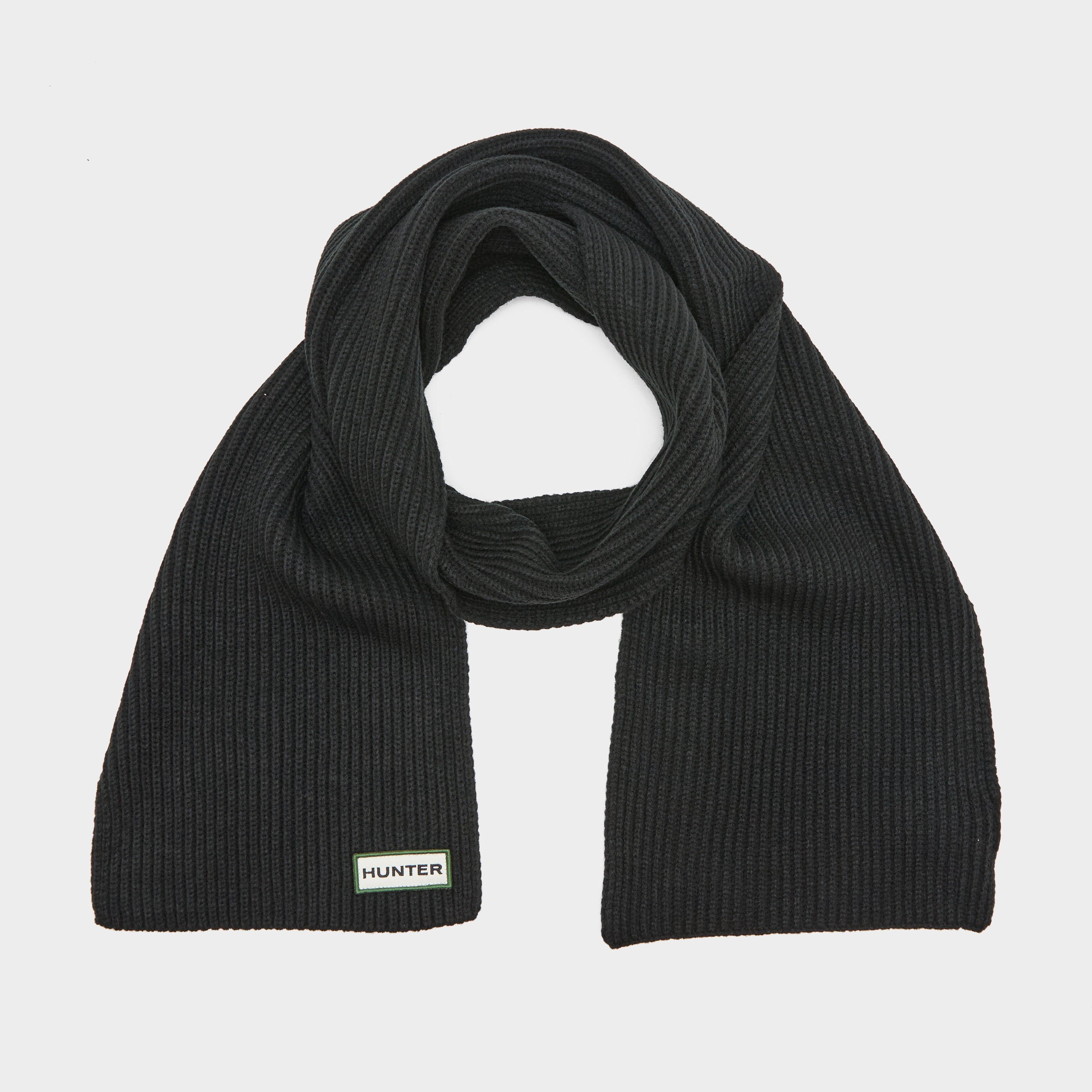 Image of Hunter Unisex Laird Scarf - Black, Black