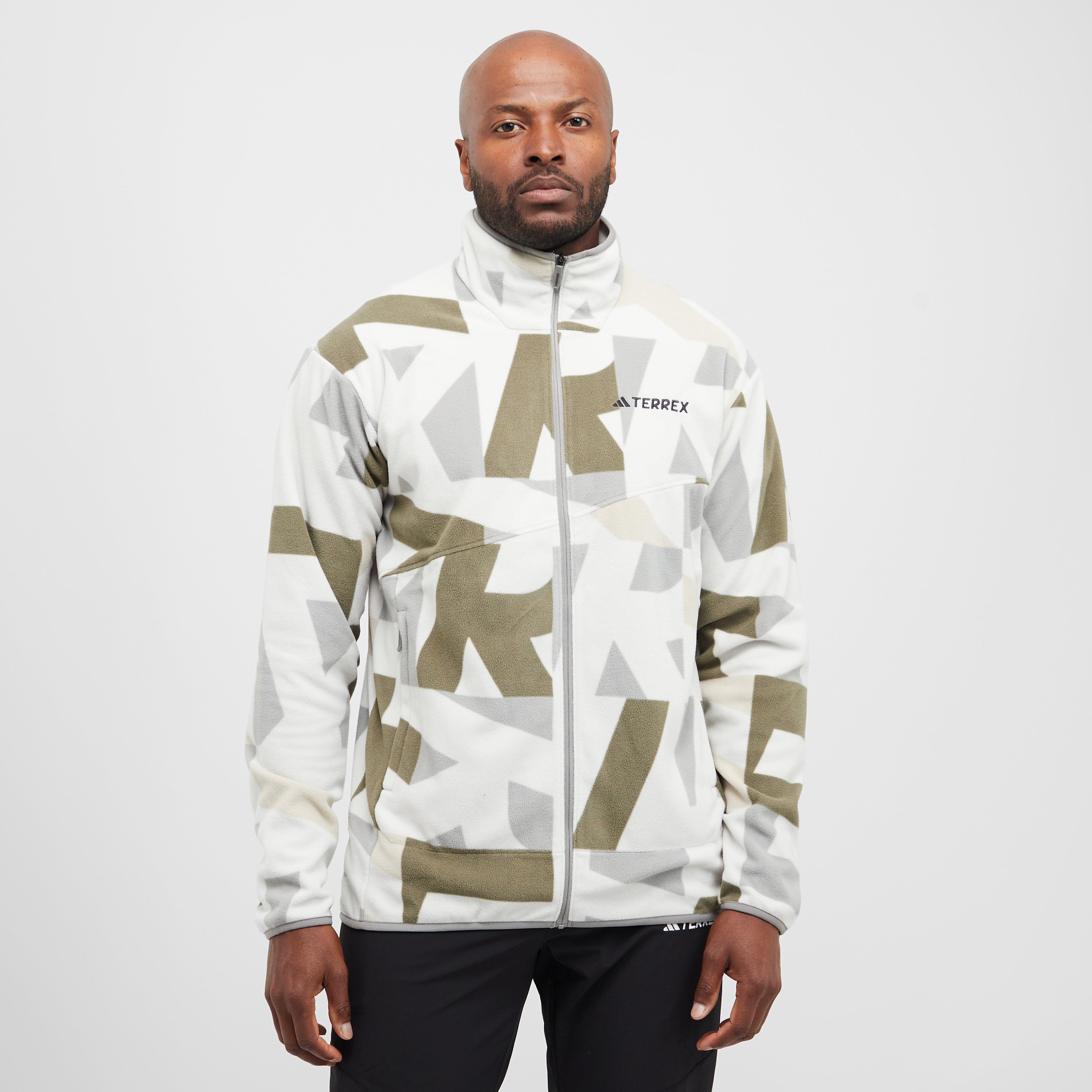 Image of Adidas Terrex Multi Print Full Zip Fleece - Bei, BEI