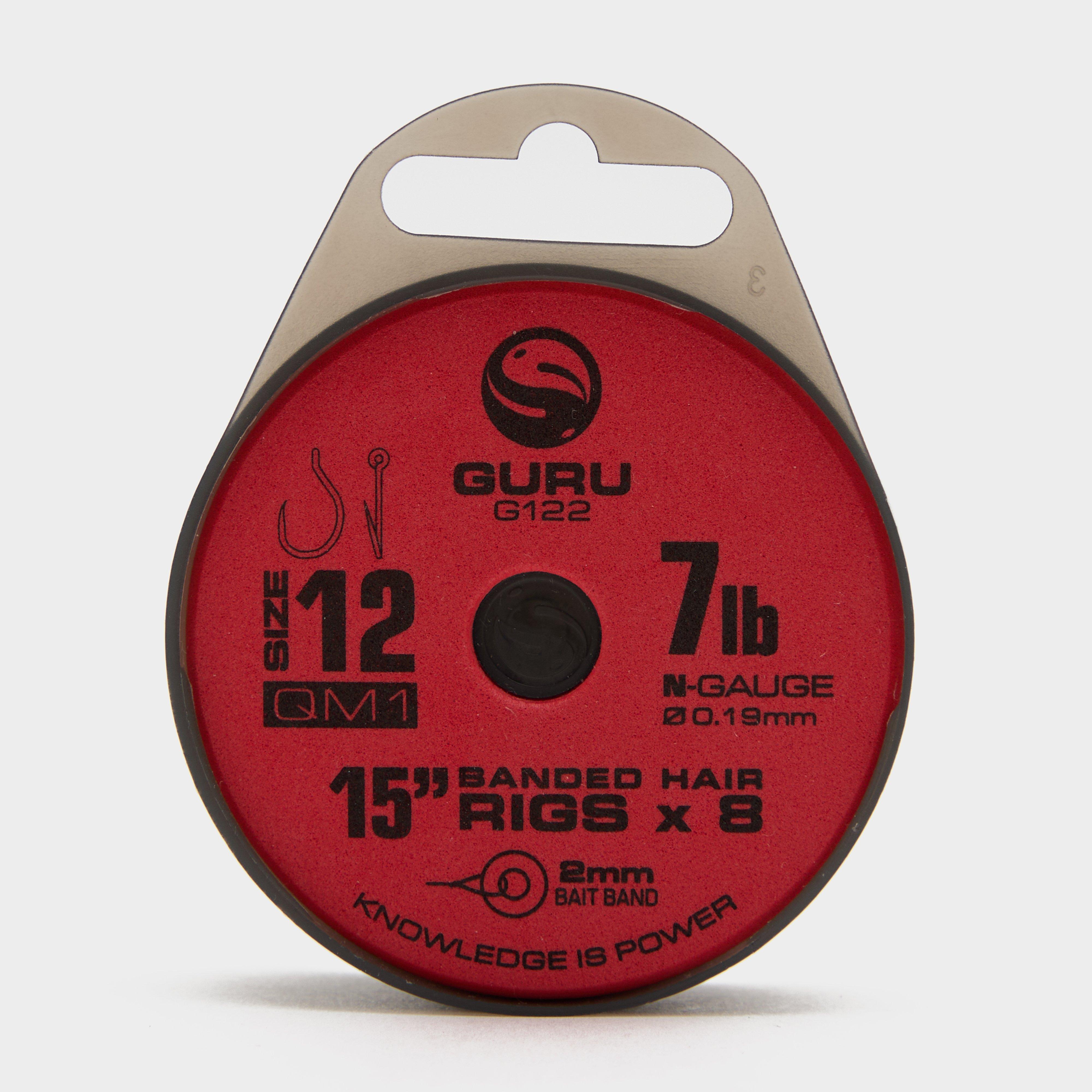 Image of Guru Qm1 Standard Hair Rig Size 12 - No Colour, No Colour