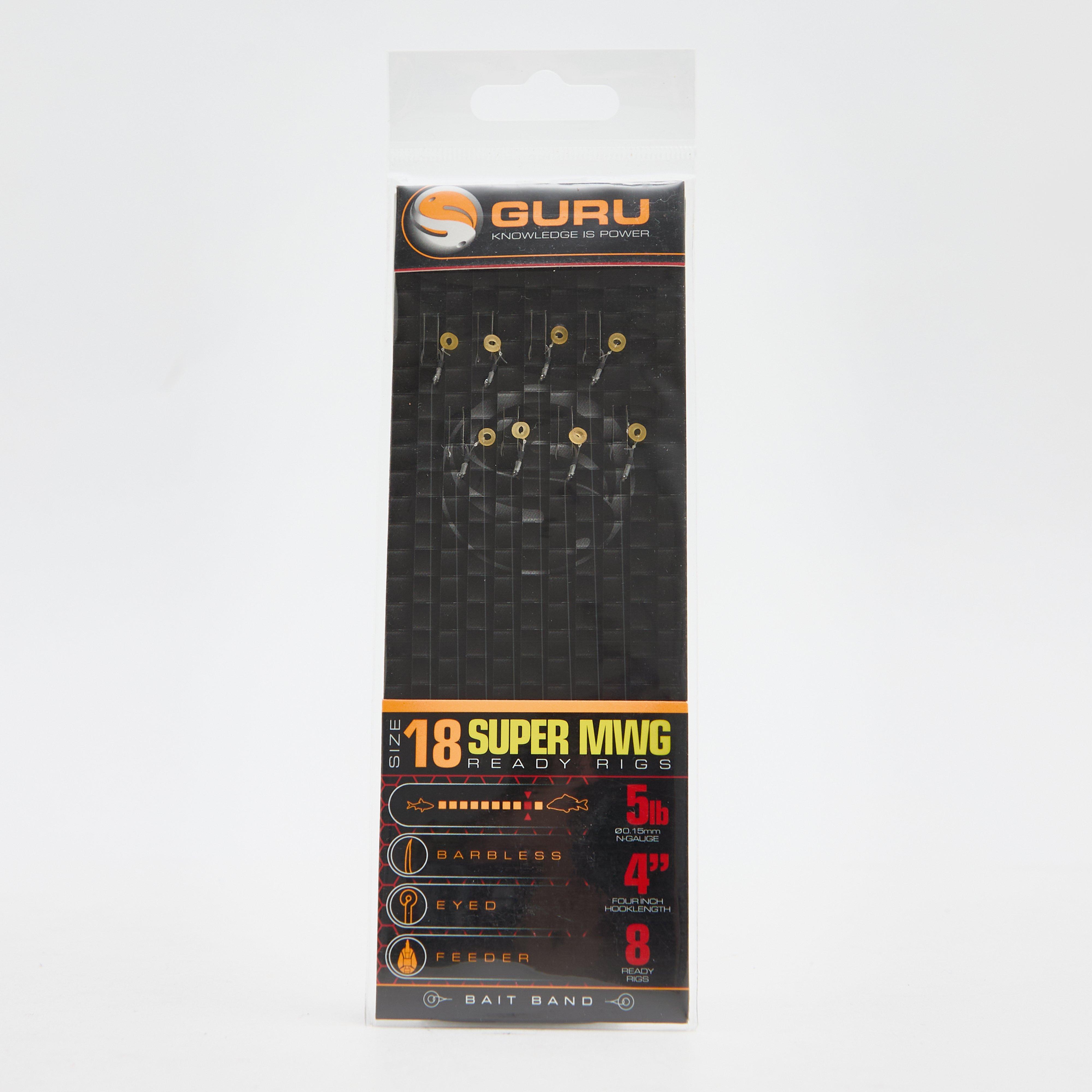 Image of Guru Smwg Bait Bands 4 Inch Size 18 - No Colour, No Colour