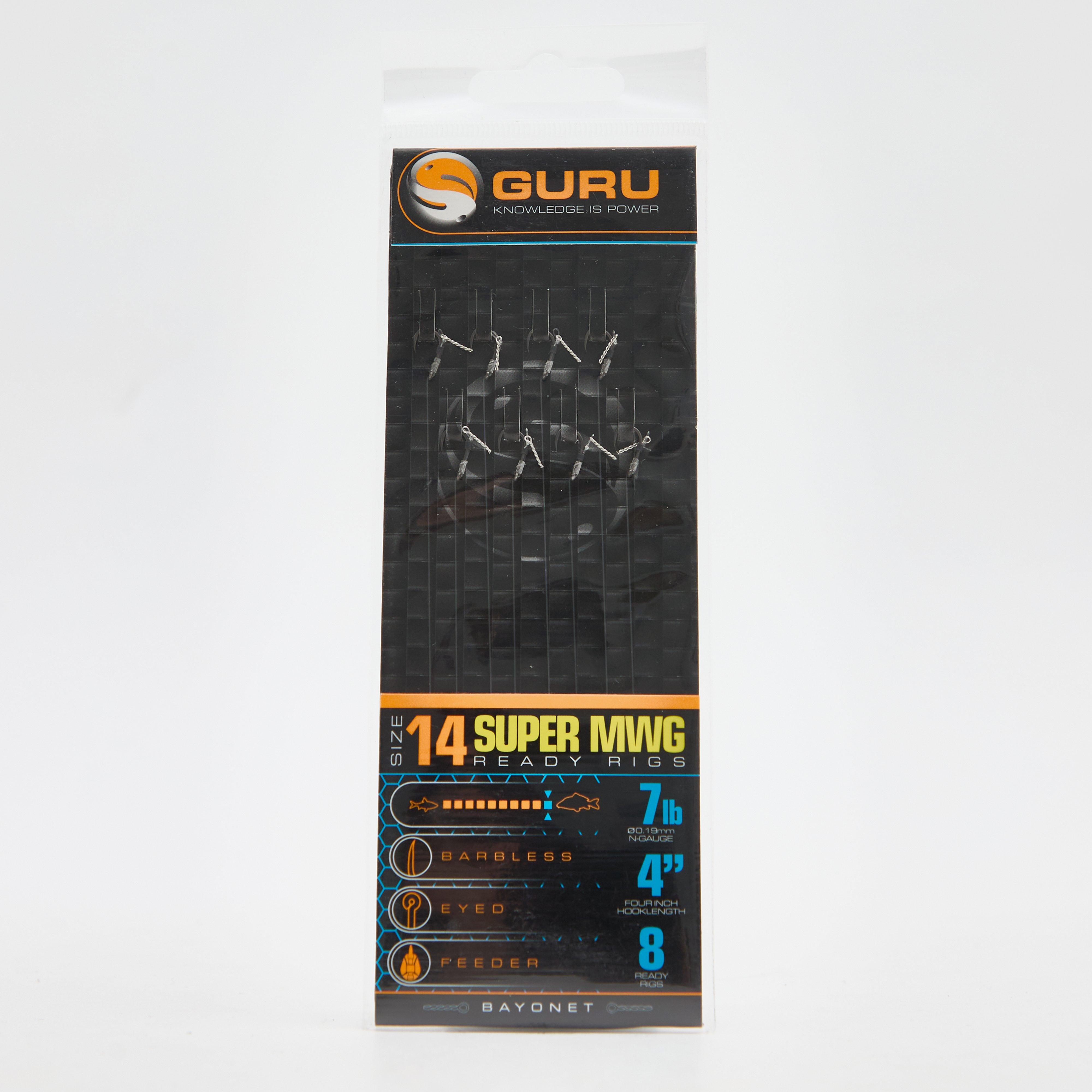 Image of Guru Qm1 Bait Bands 4 Inch Size 14 - Clear, Clear