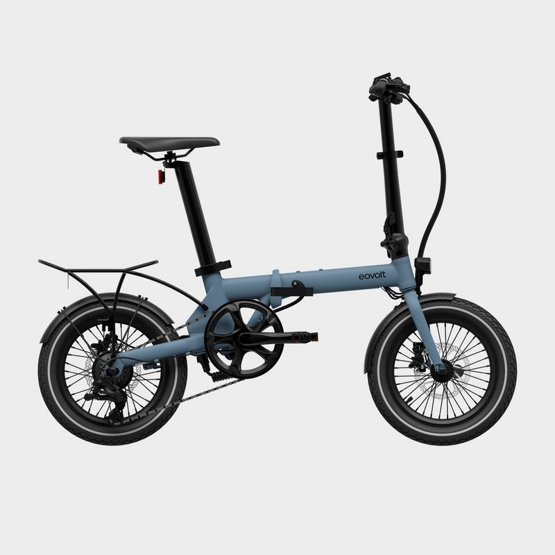 Millets Eo Volt Morning 16 Origins Electric Folding Bike - Blue, Blue