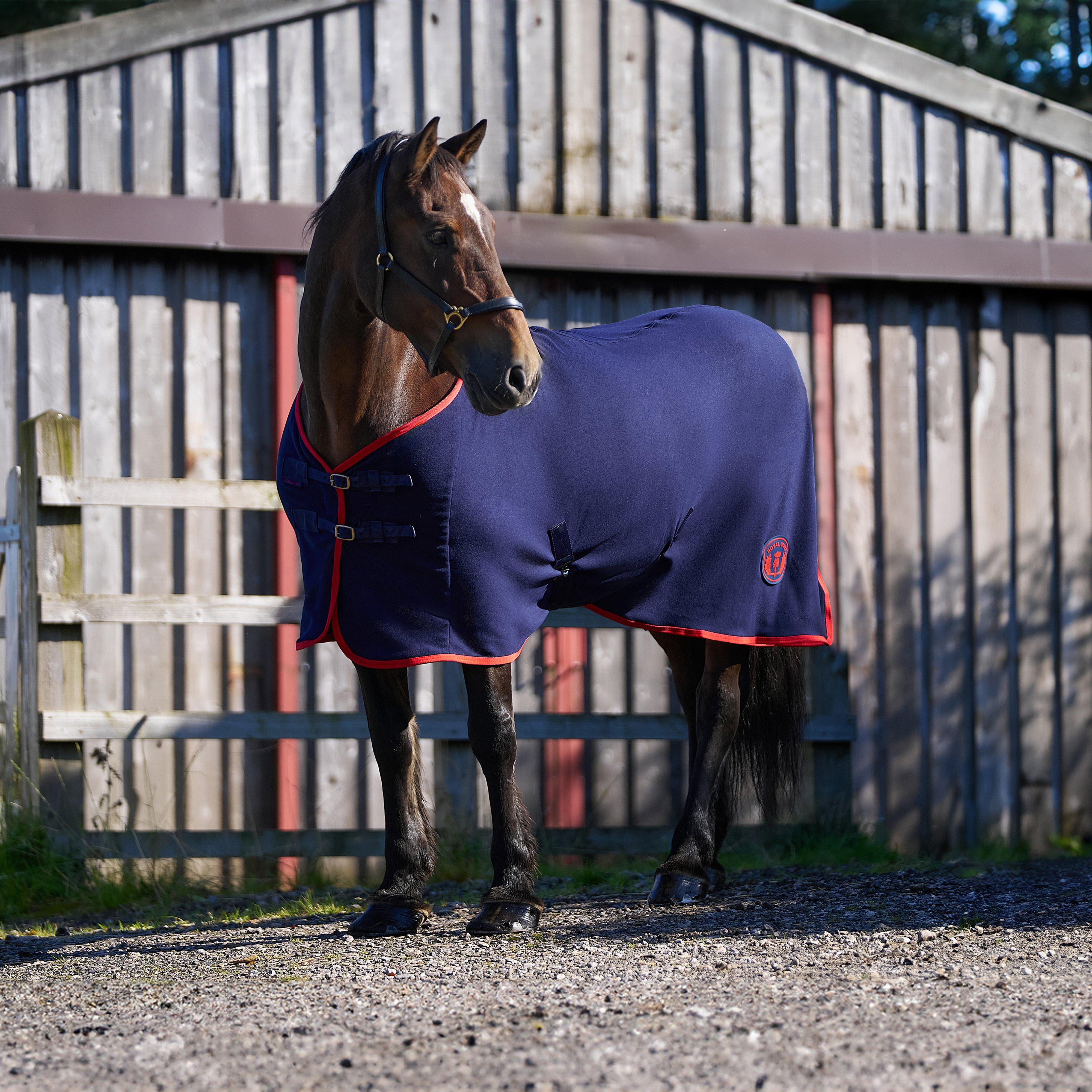 Image of Royal Scot Original Fleece Standard Neck Rug Navy/Red - Nvyred, NVYRED