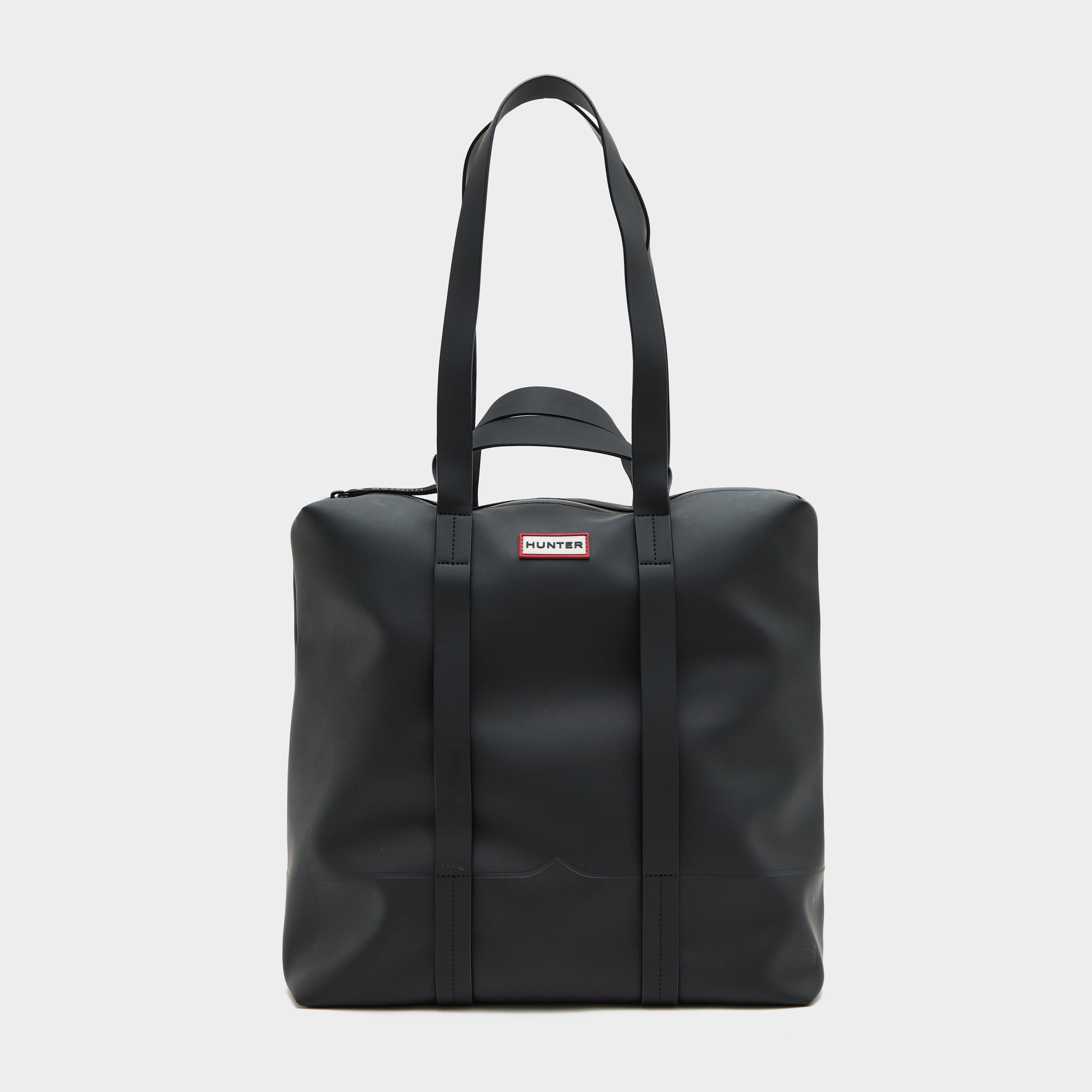 Image of Hunter Original Rubberised Large Tote Bag - Blk, BLK