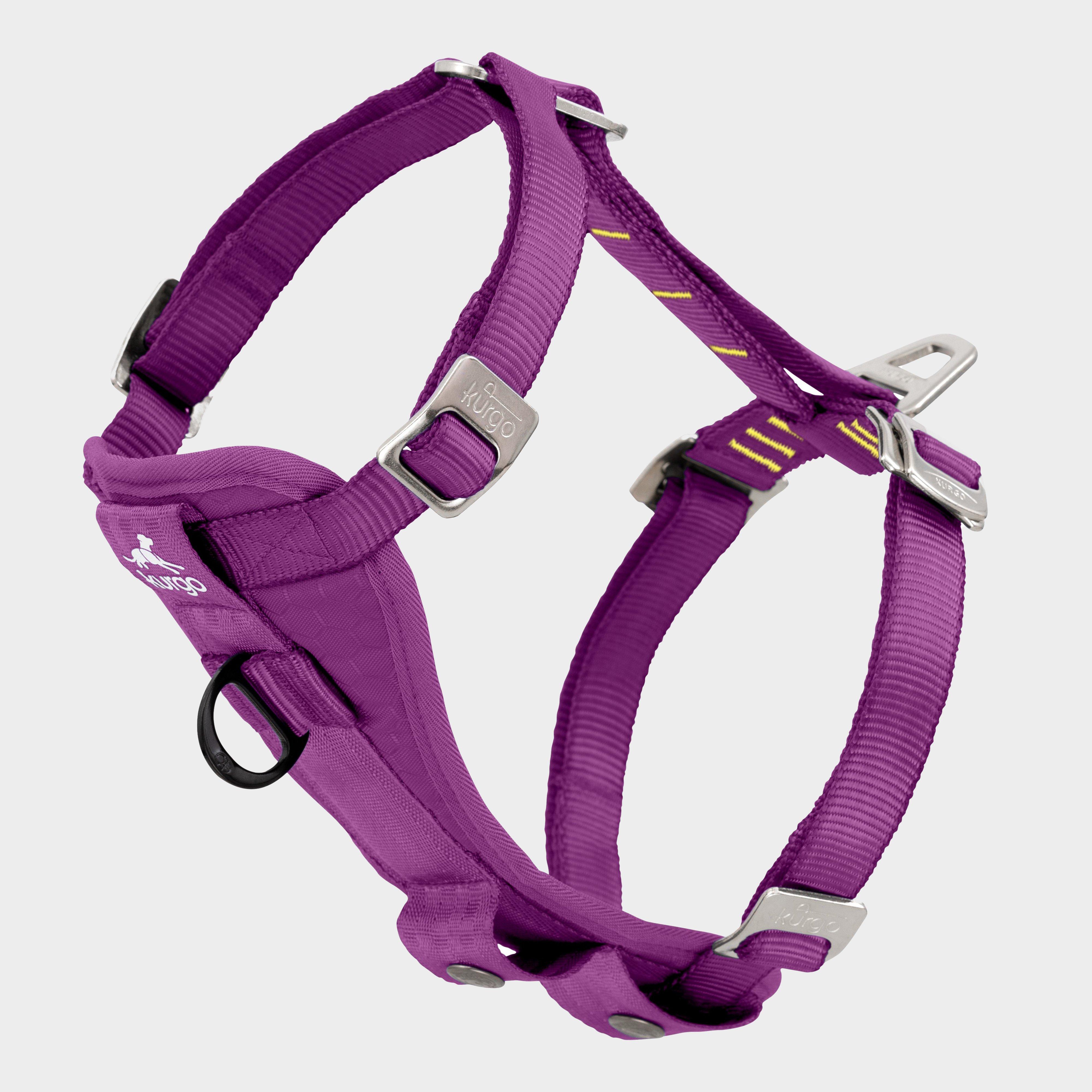 Image of Kurgo Tru-Fit Smart Dog Walking Harness - Purple, Purple