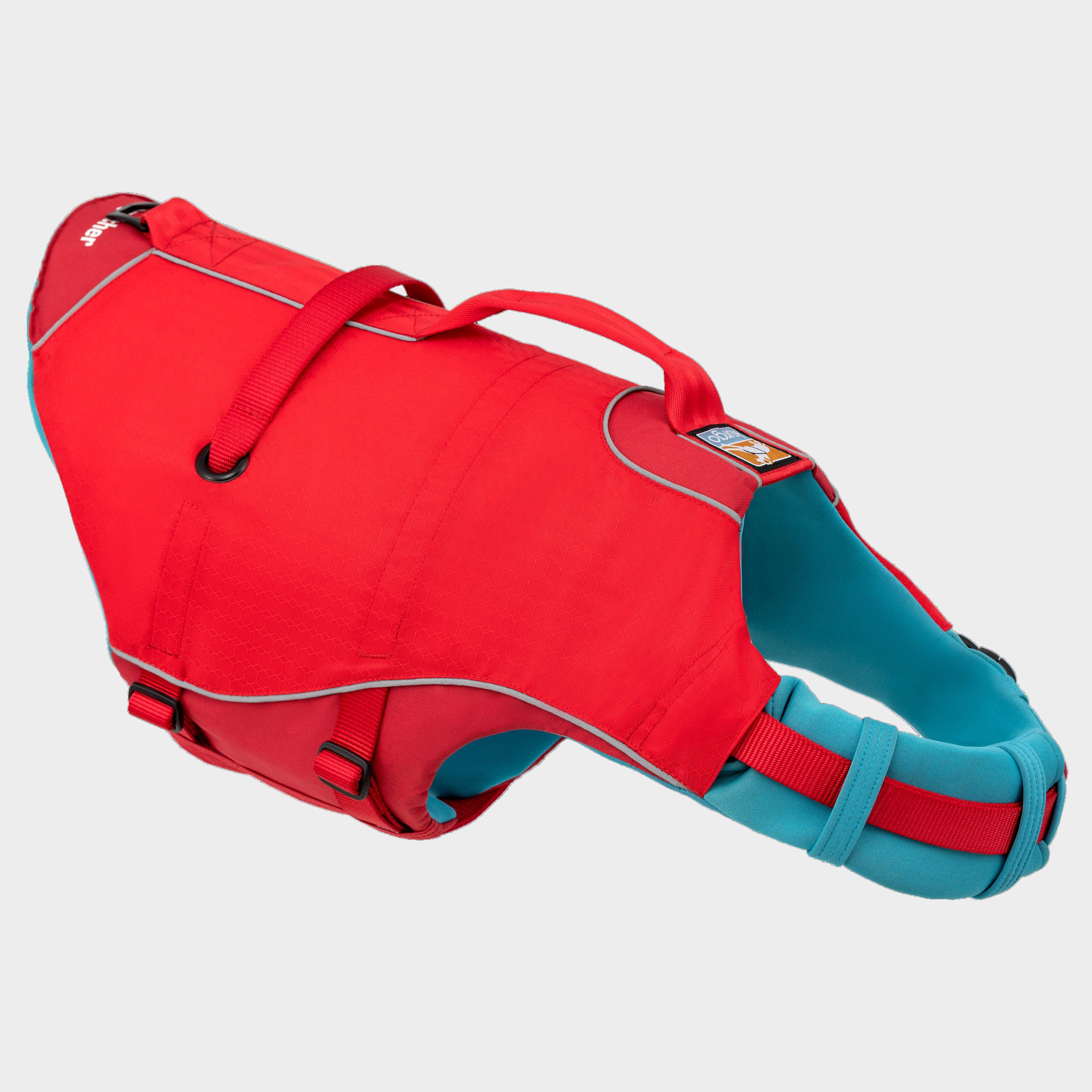 Image of Kurgo Surf N Turf Dog Life Jacket - Red, Red