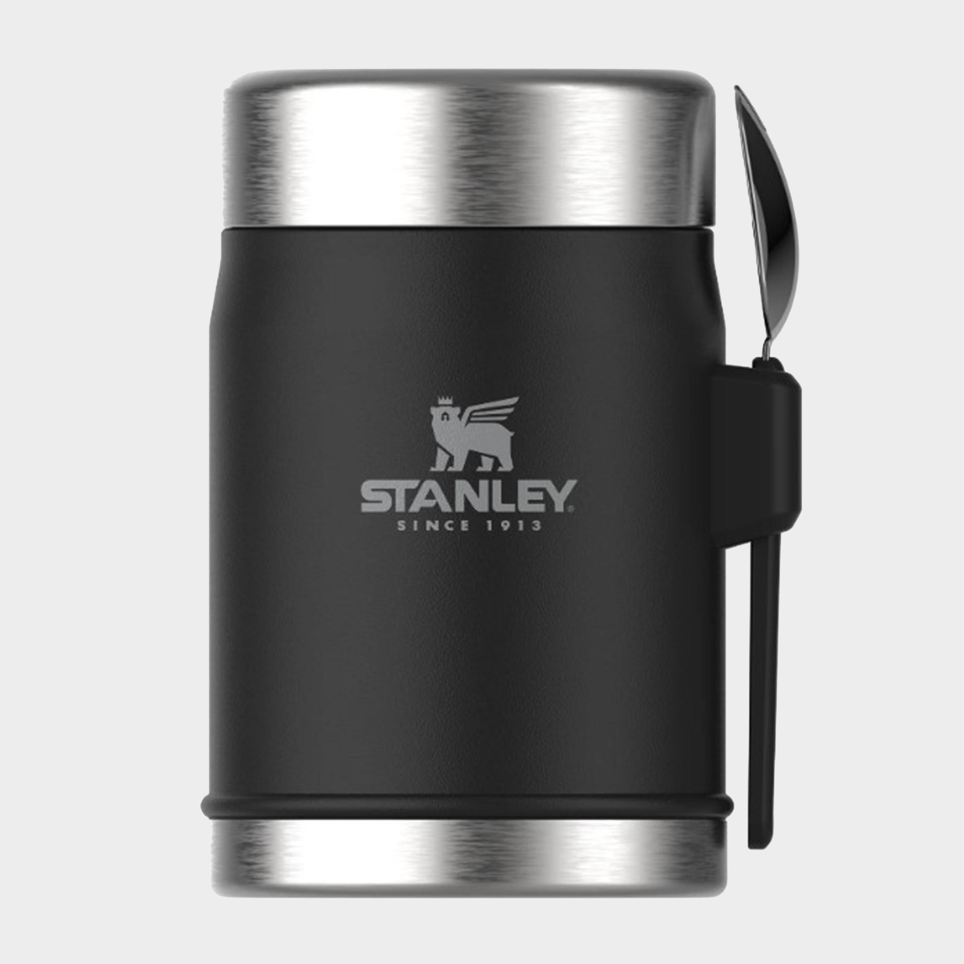 Image of Stanley Classic Legendary Food Jar & Spork 0.4L - Matte Black Pebble, Matte Black Pebble
