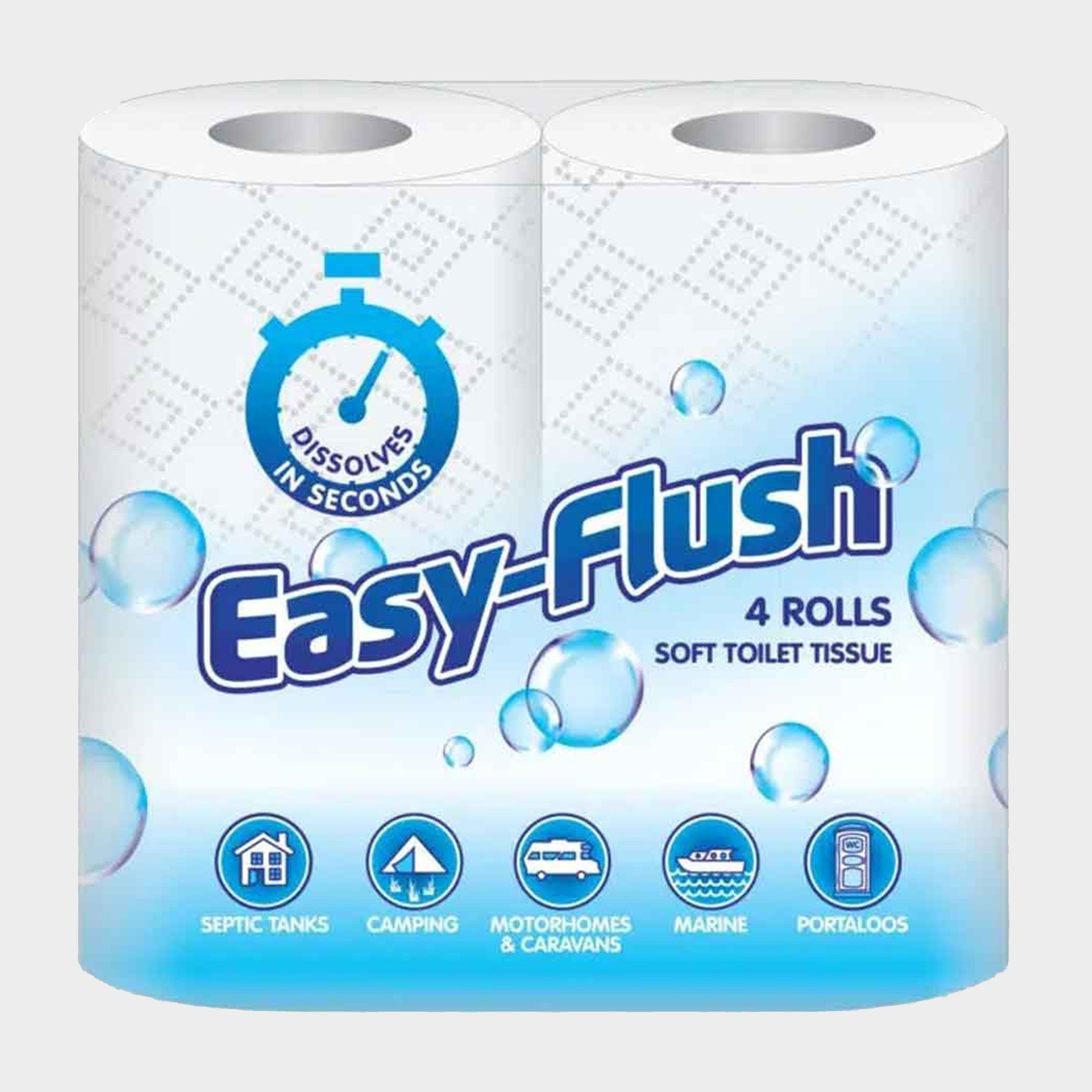 Image of Easy Flush Bio Toilet Roll - White, White