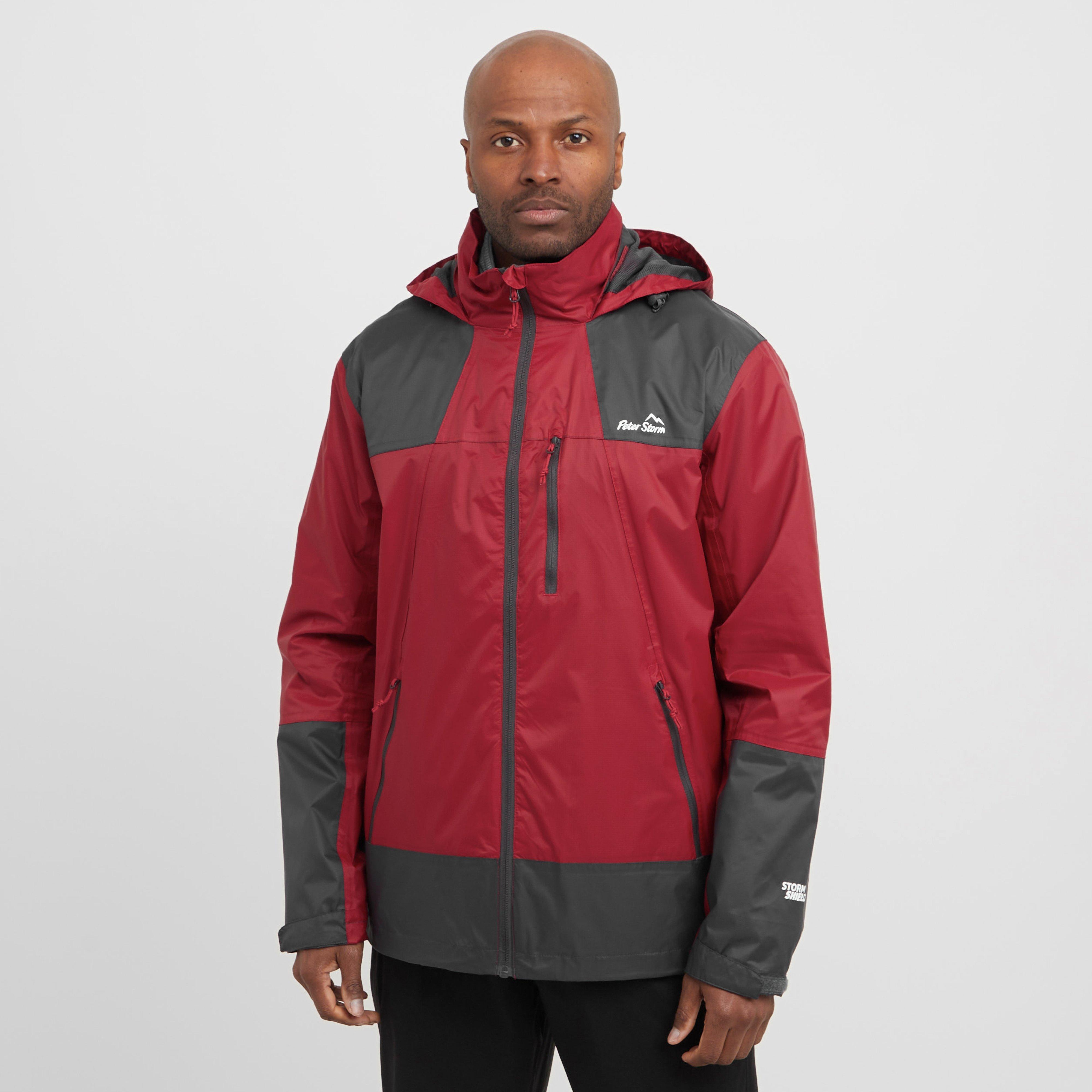 Image of Peter Storm Men's Torrent Iii Waterproof Jacket - Red, RED