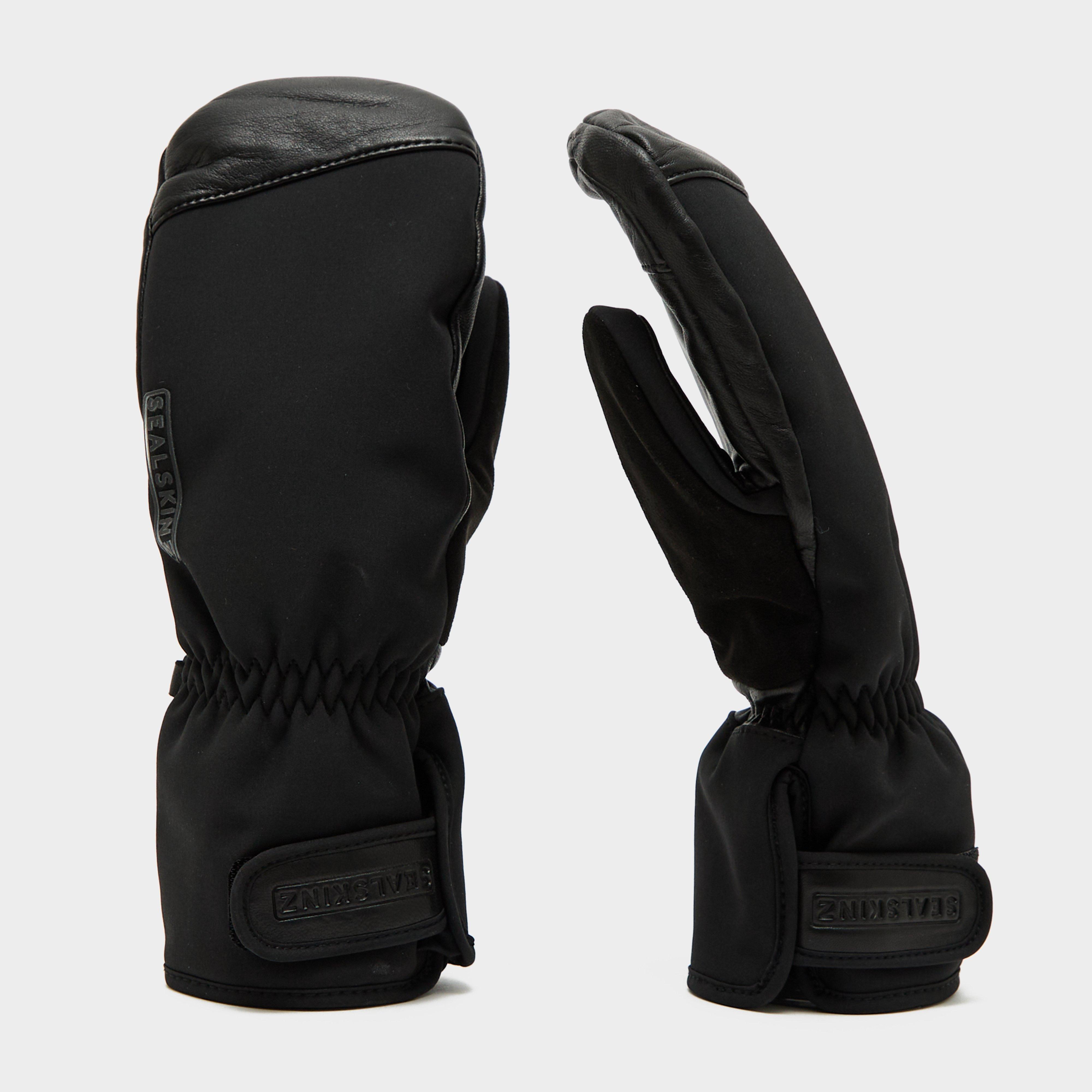 Image of Sealskinz Unisex Swaffham Waterproof Mittens - Black, Black