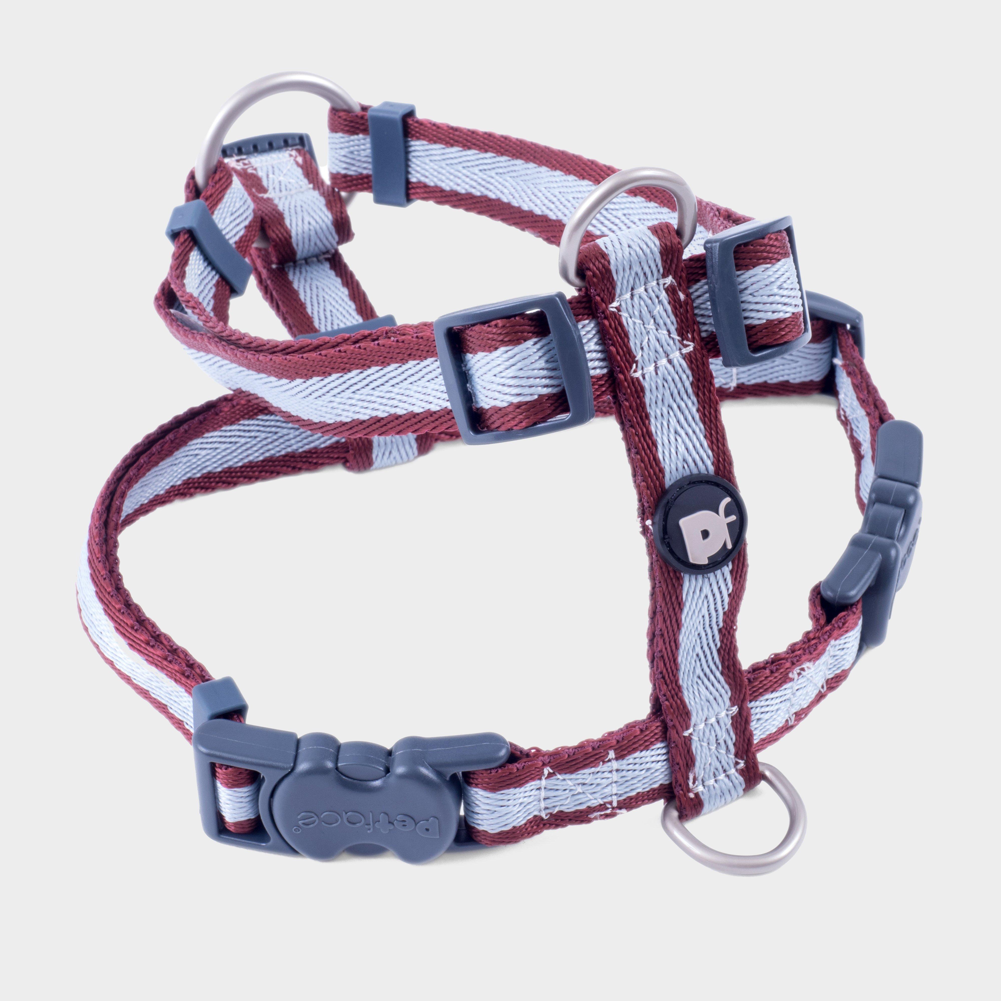 Image of Petface Stripe Dog Harness Small - Oxblood, Oxblood