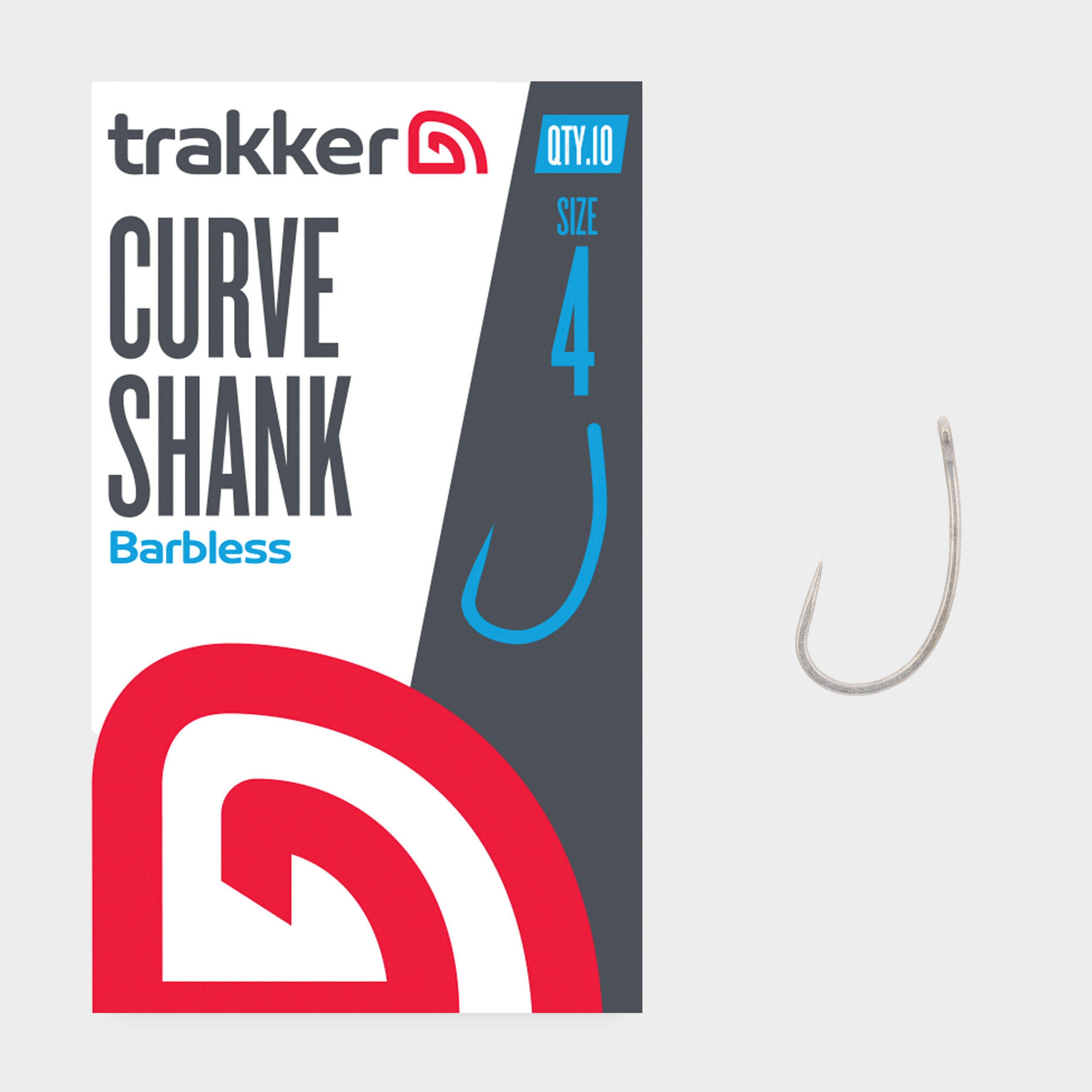 Image of Trakker Curve Shank Fishing Hooks Size 4 - No Colour, No Colour
