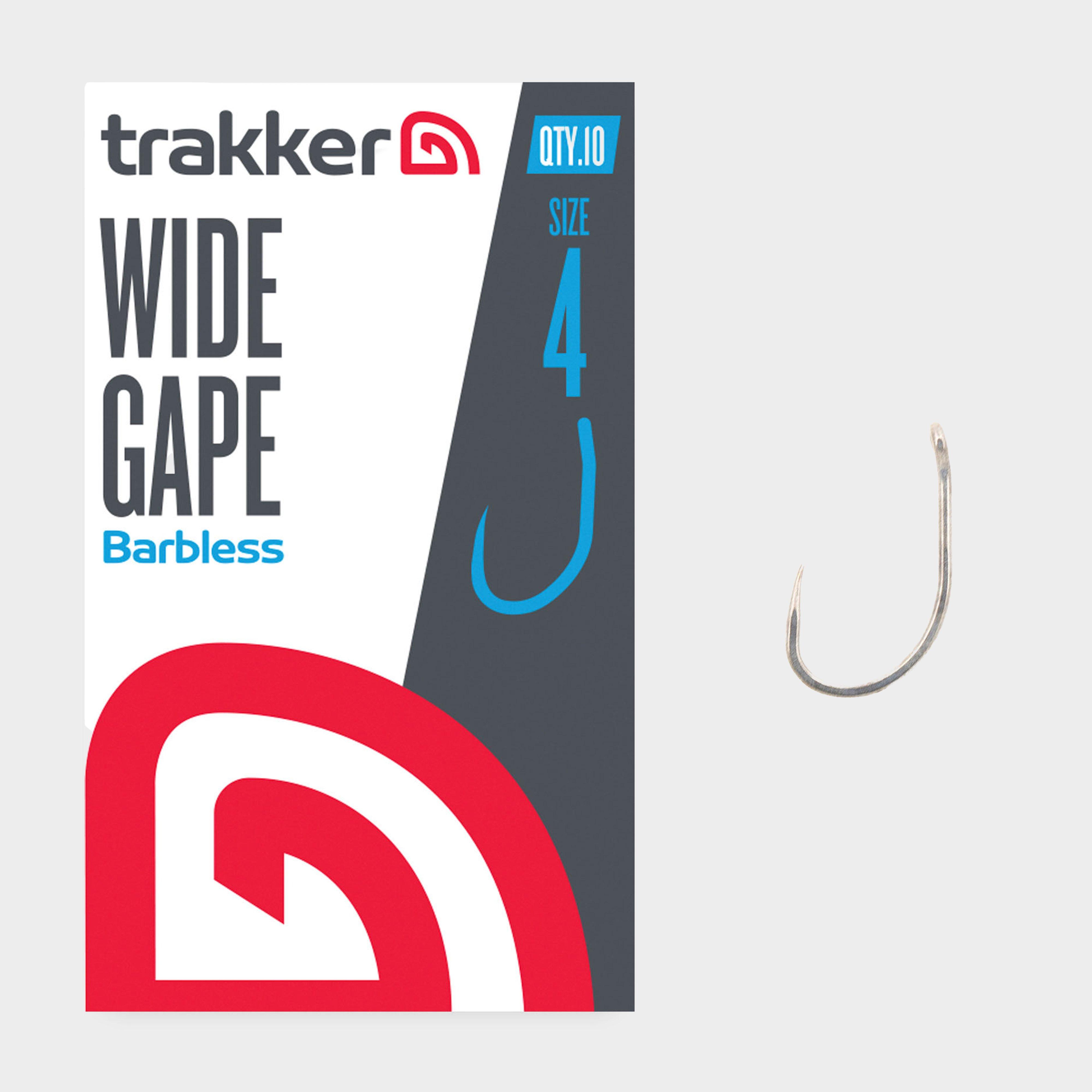 Image of Trakker Wide Gape Hooks Size 4 Barbless - No Colour, No Colour