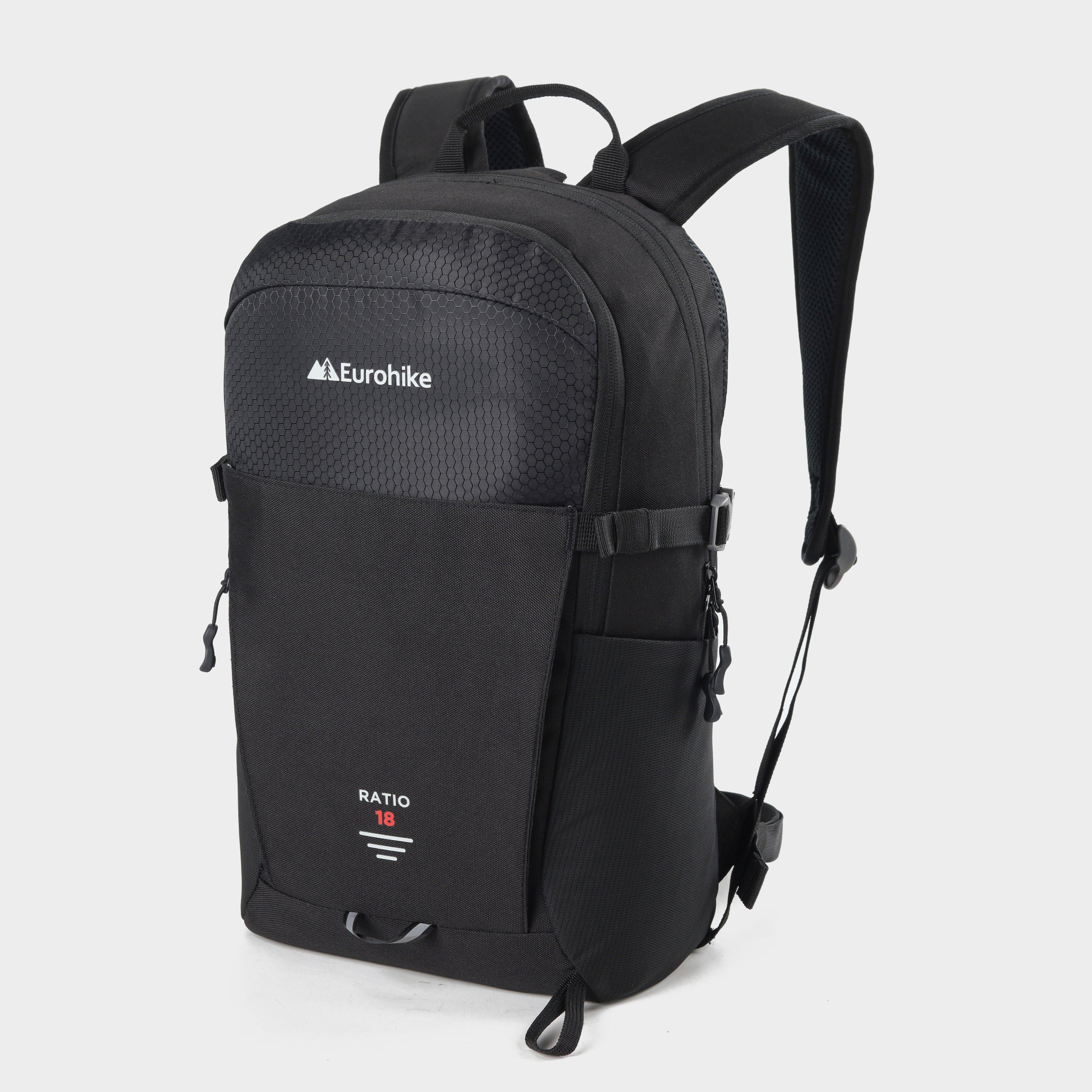 Image of Eurohike Ratio 18 Daypack - Black, Black