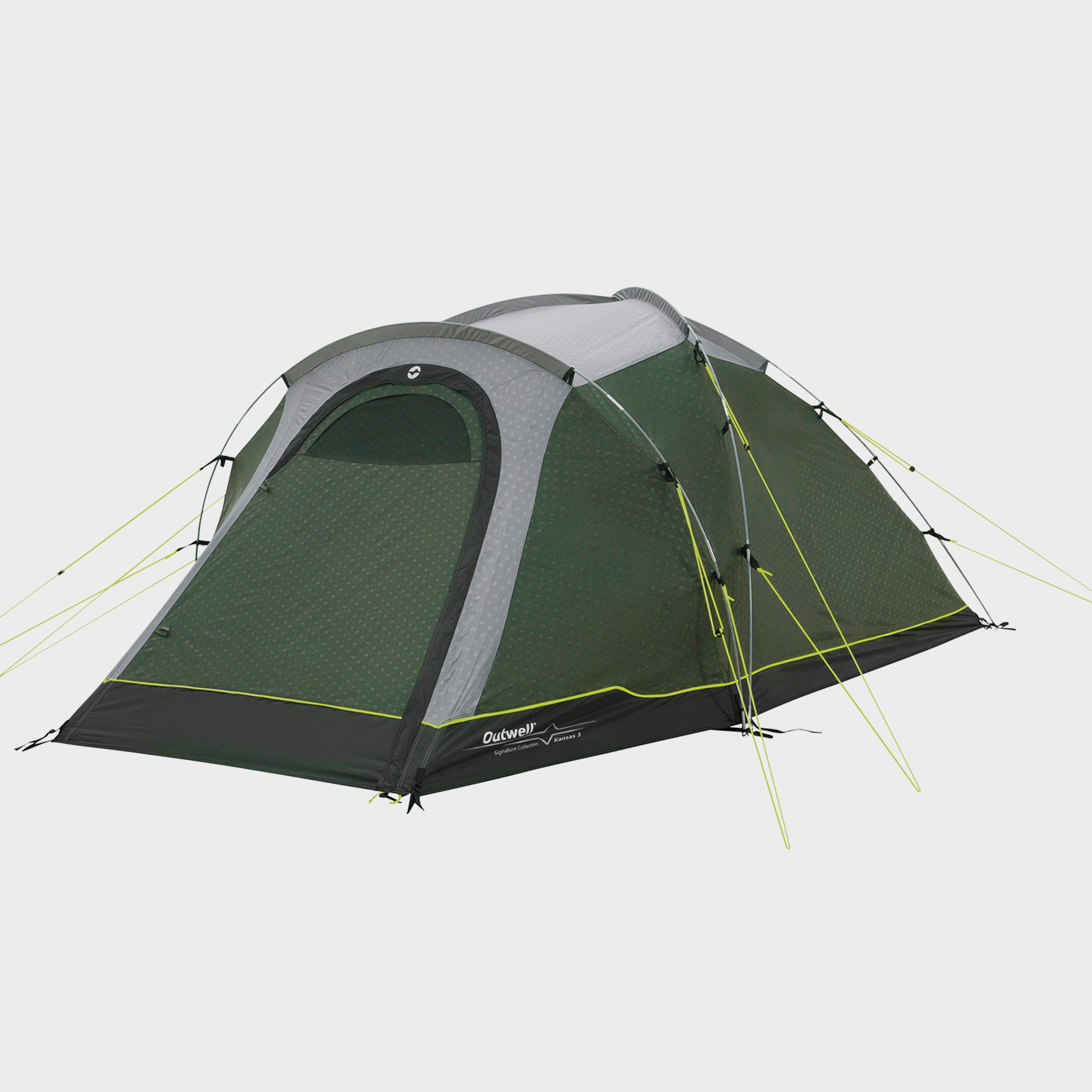 Image of Outwell Kansas 3 Two-Room Dome Tent, 3