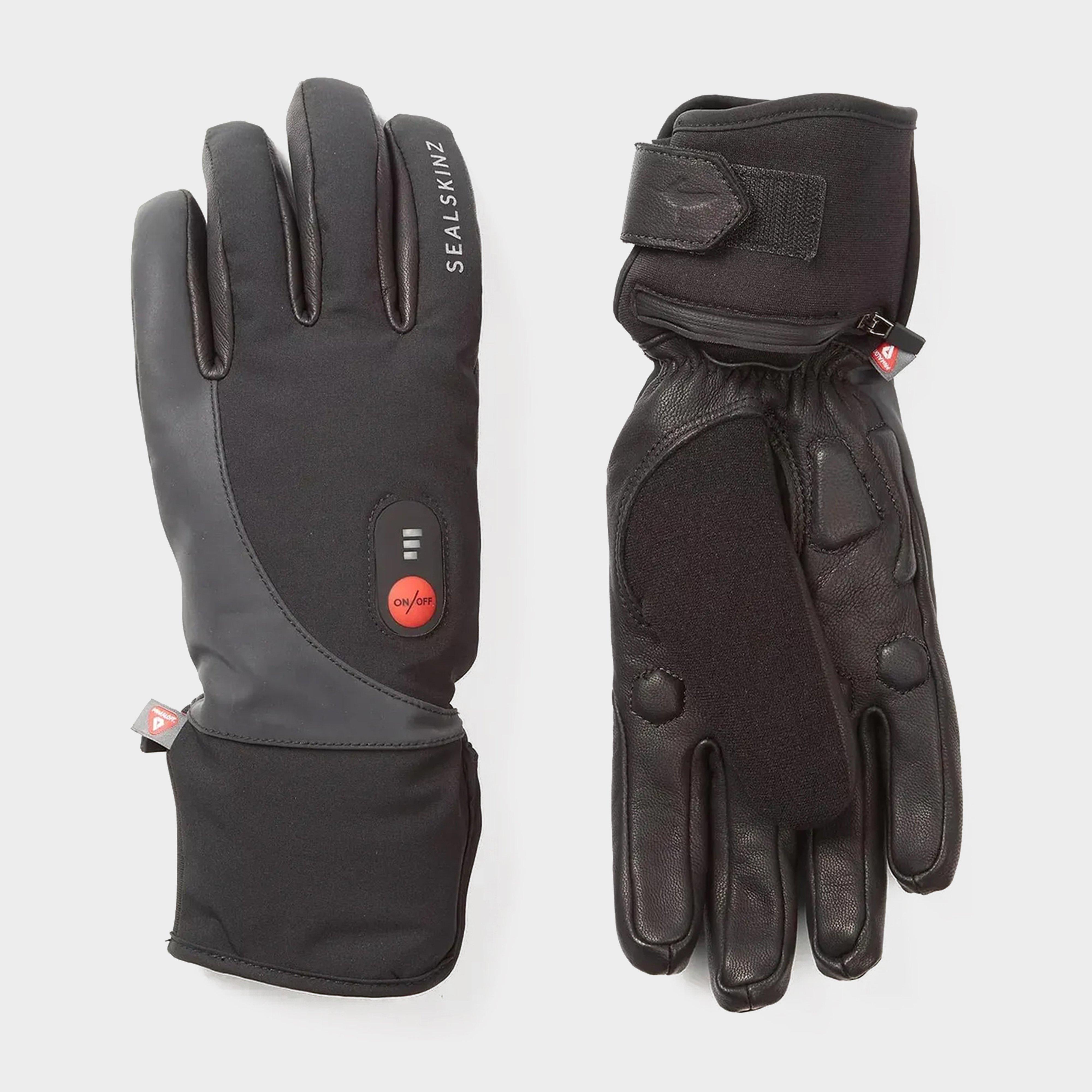 Image of Sealskinz Upwell Heated Cycling Gloves - Black, Black