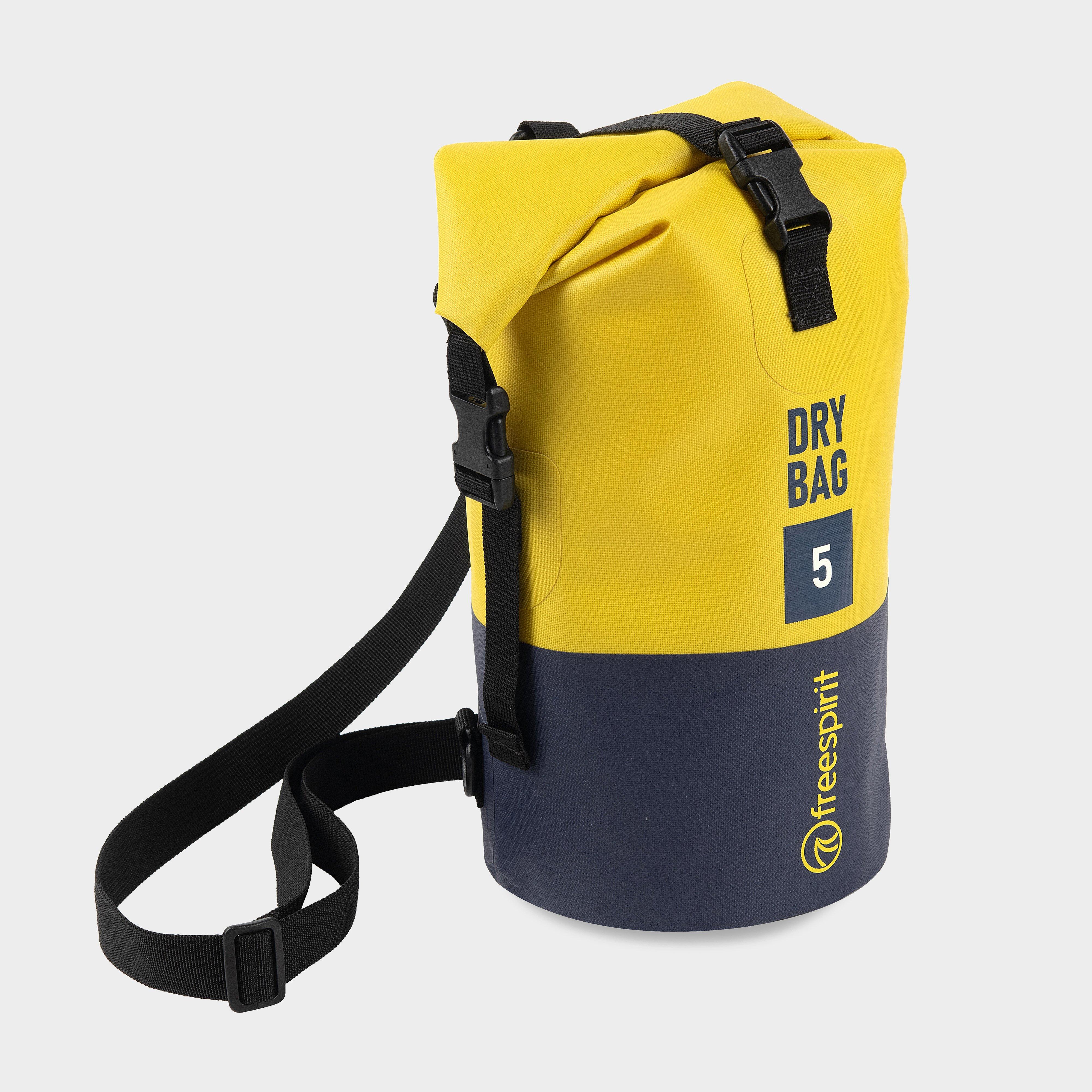 Image of Freespirit 5L Dry Bag - Yellow, Yellow