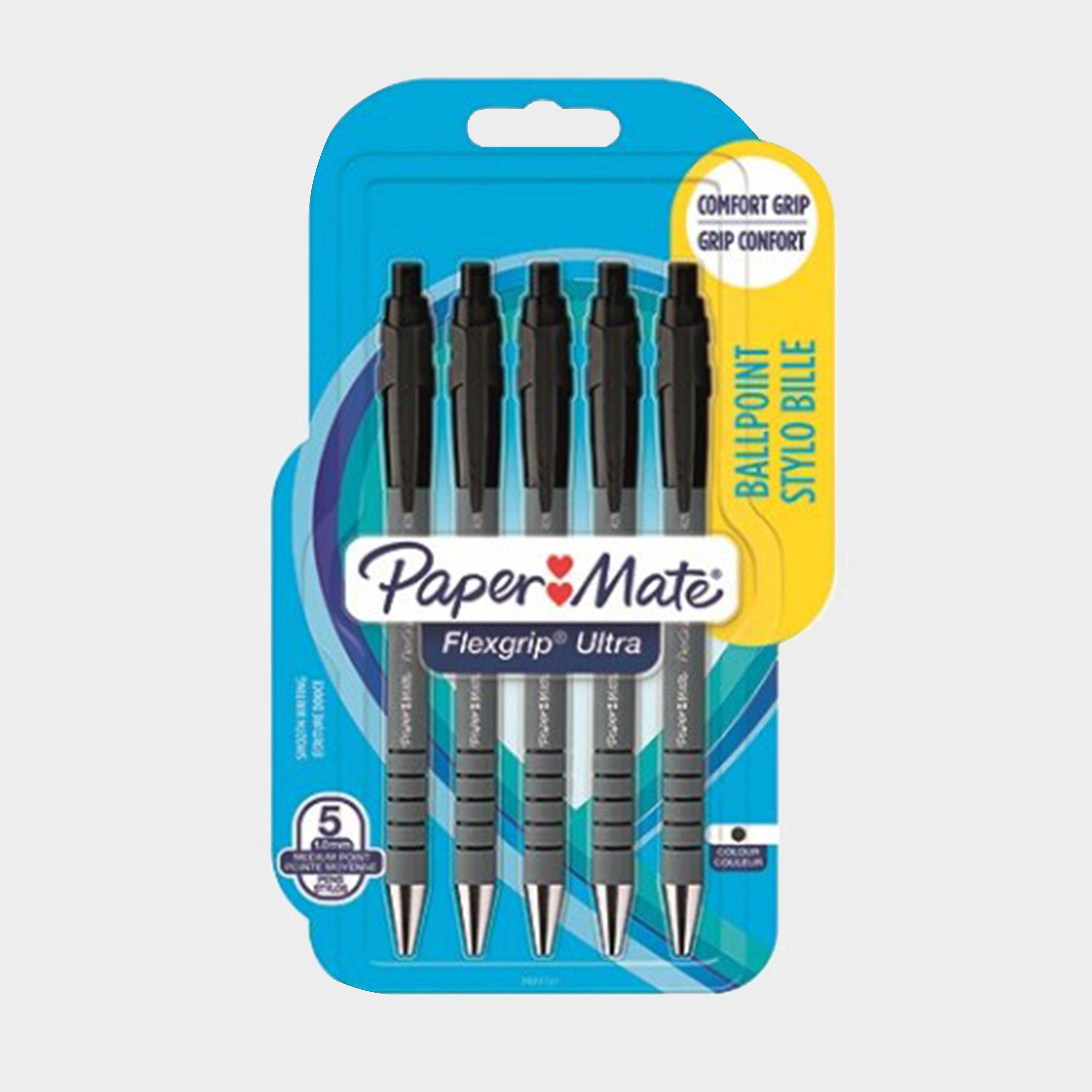 Image of Papermate Flexgrip Pens 5 Pack - Black, Black