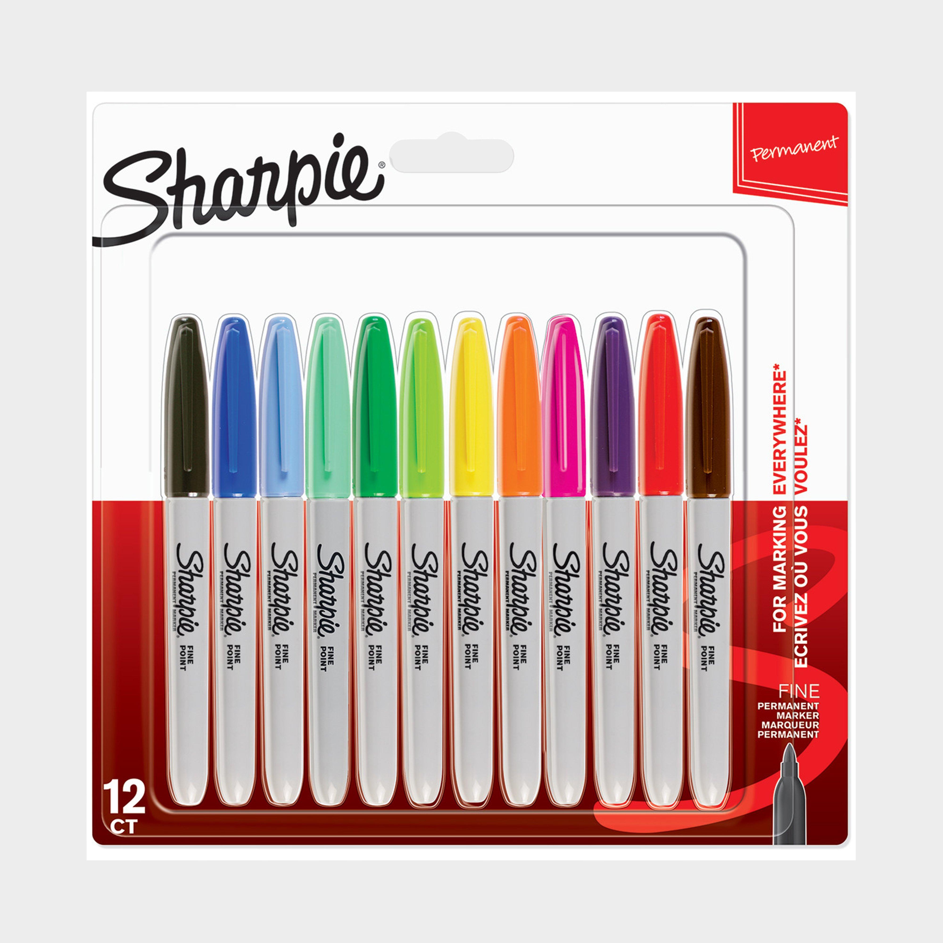 Image of Sharpie Fine Permanent Marker Pens Multi 12 Pack, Multi