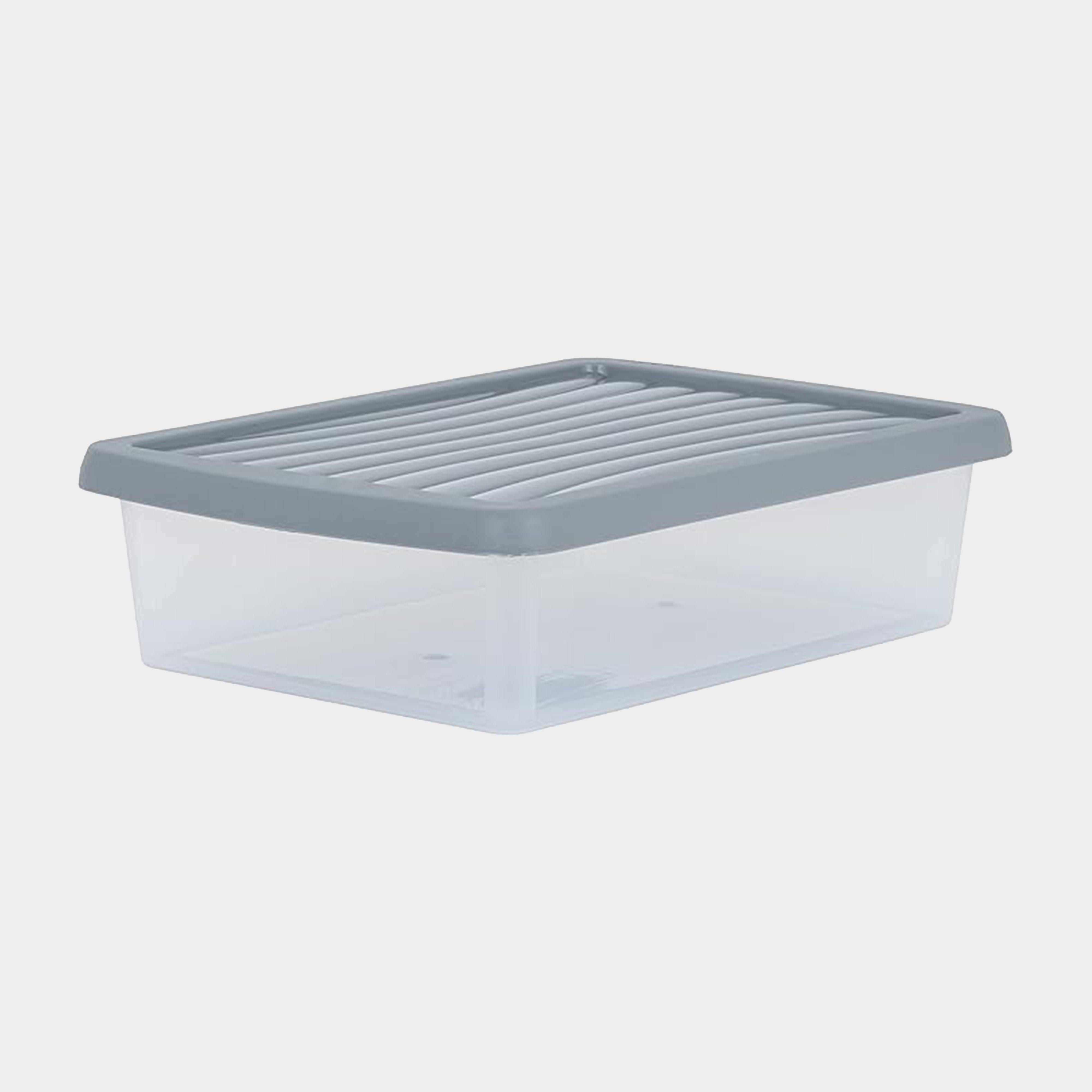 Image of Wham 3 Pack 8L Storage Boxes - Clear, Clear