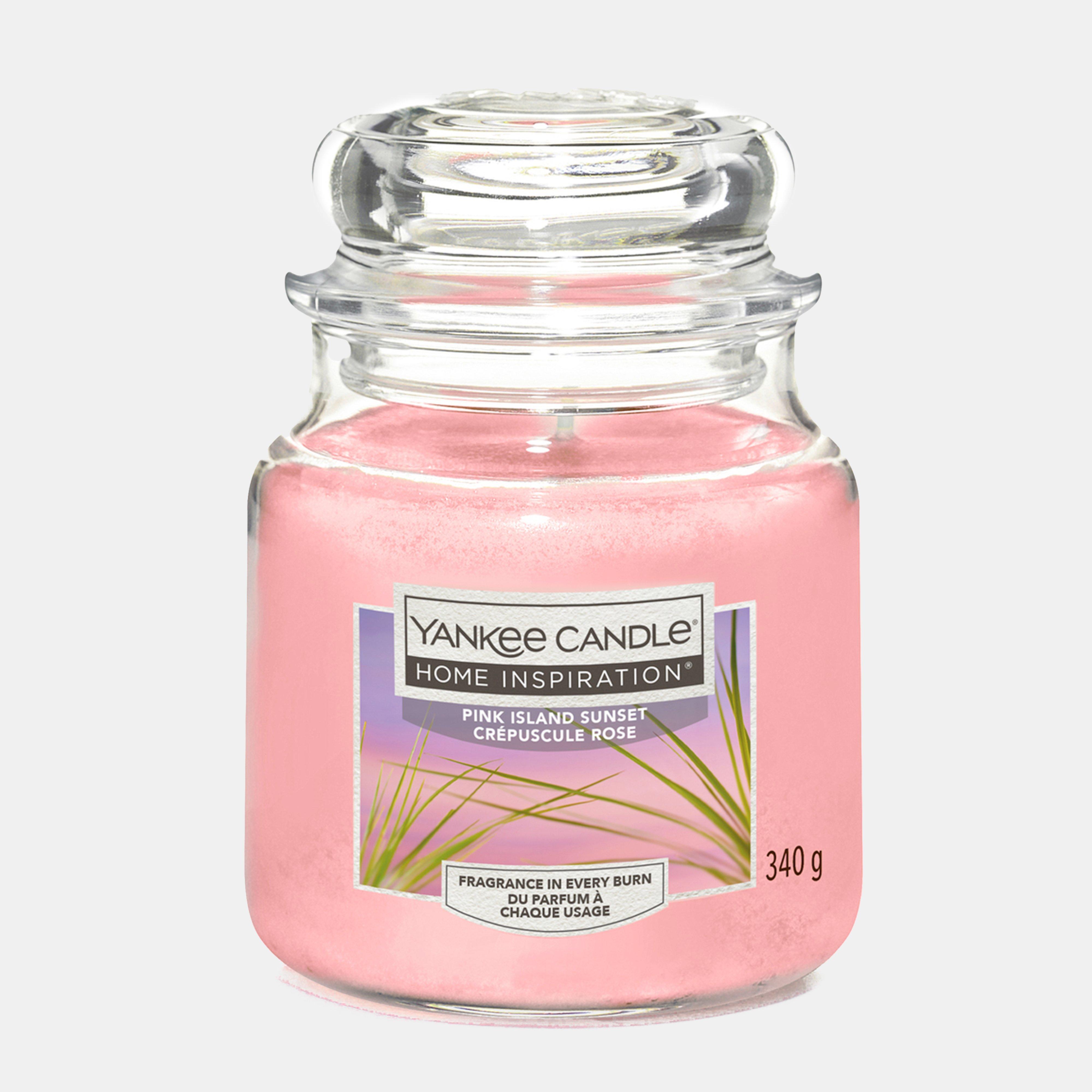 Image of Yankee Candle Pink Island Sunset Medium Jar, Pink