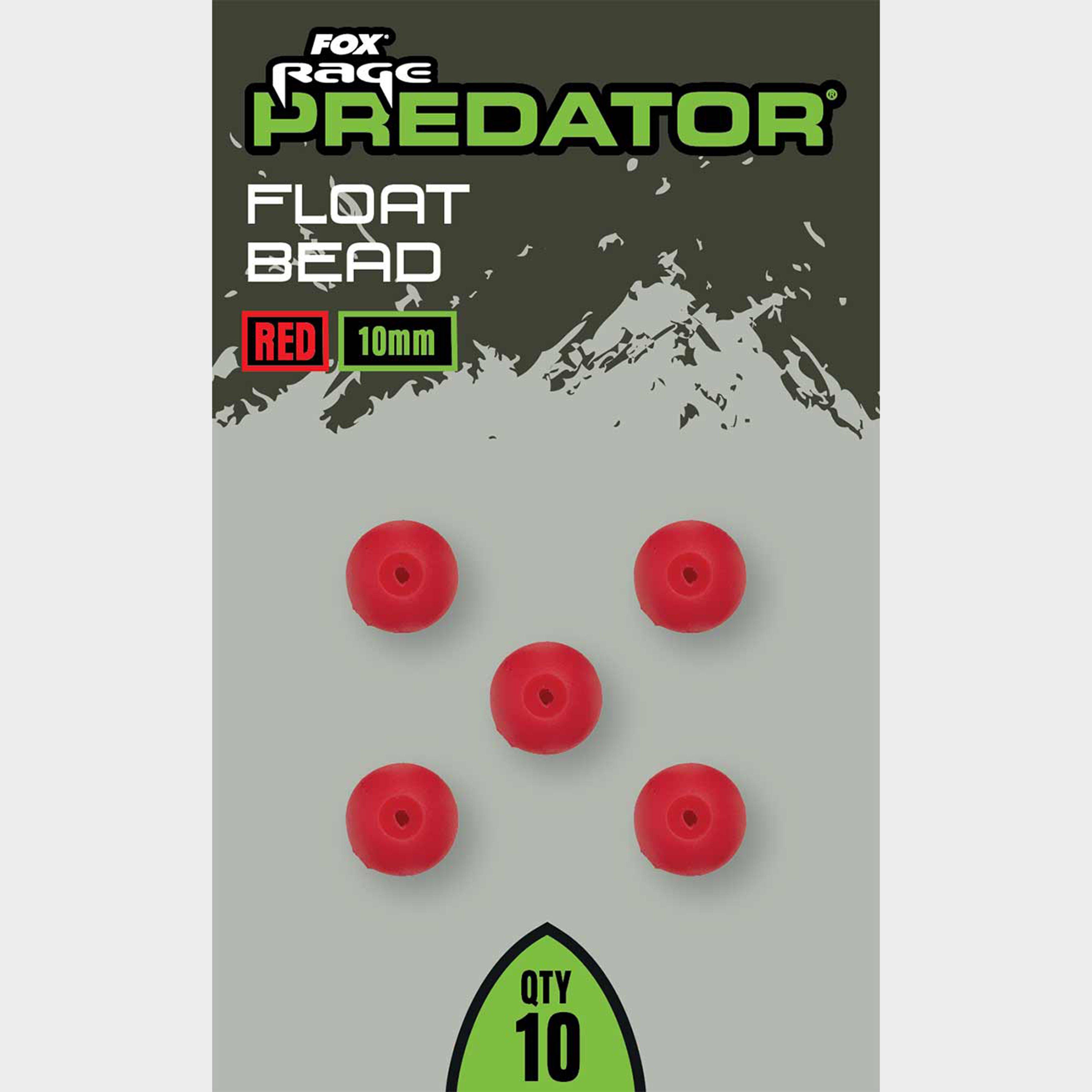 Image of Fox Rage Predator Red Float Beads, Red