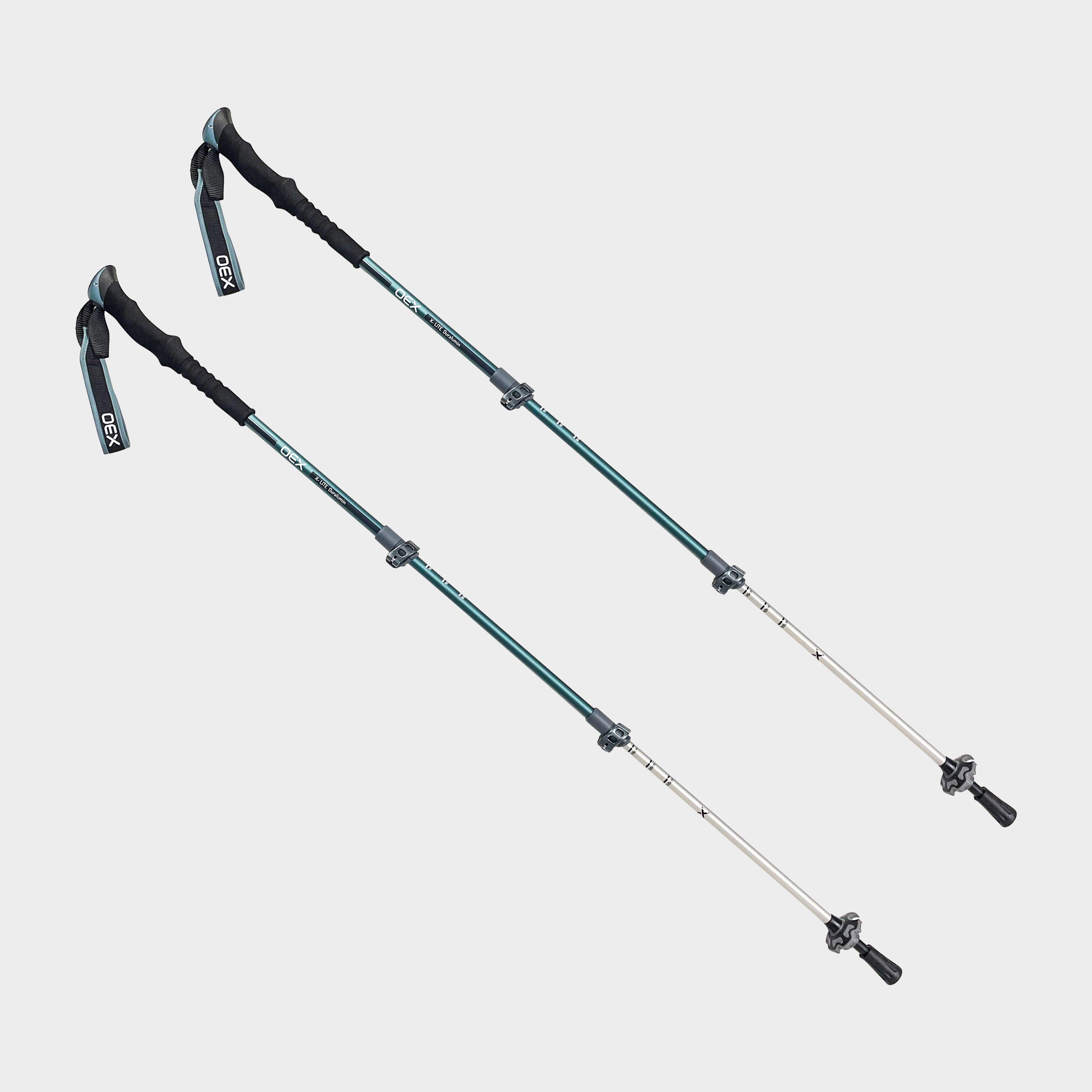 Image of Oex Duralumin Walking Poles - Blue, Blue