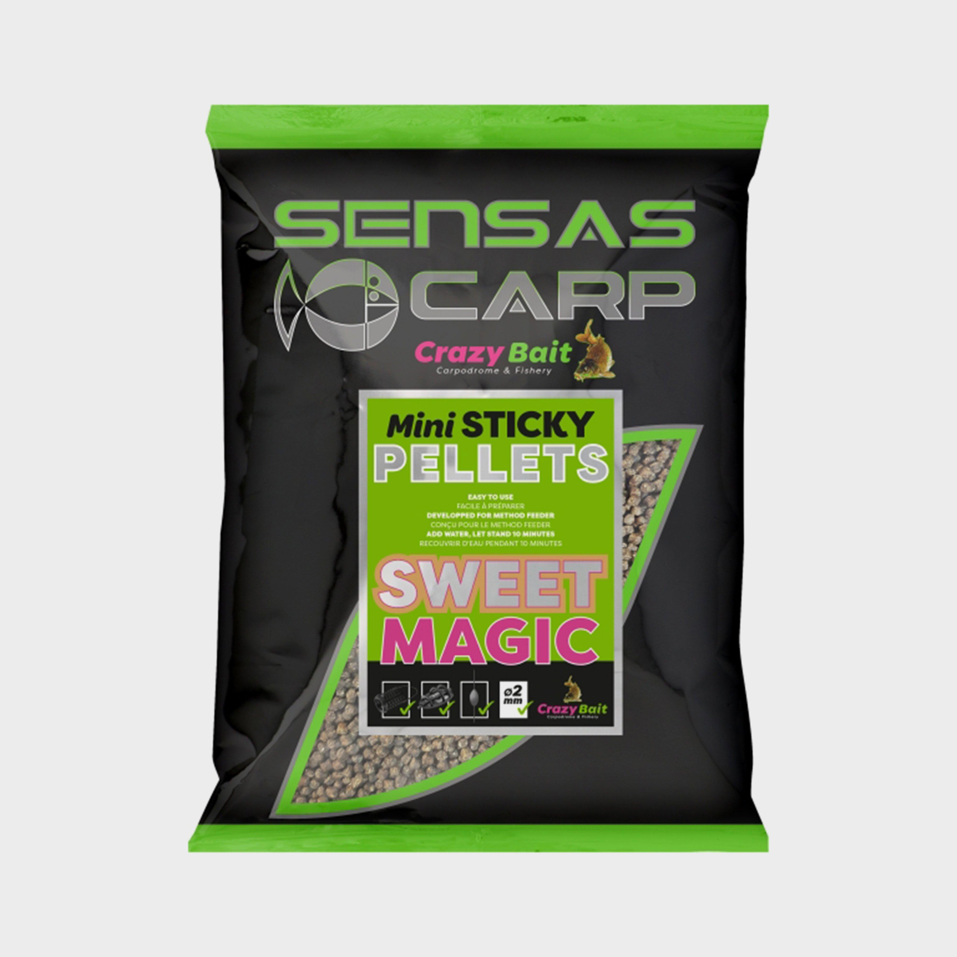 Image of Sensas Crazy Bait Mini Sticky Pellets Sweet Magic 700G - Brown, Brown