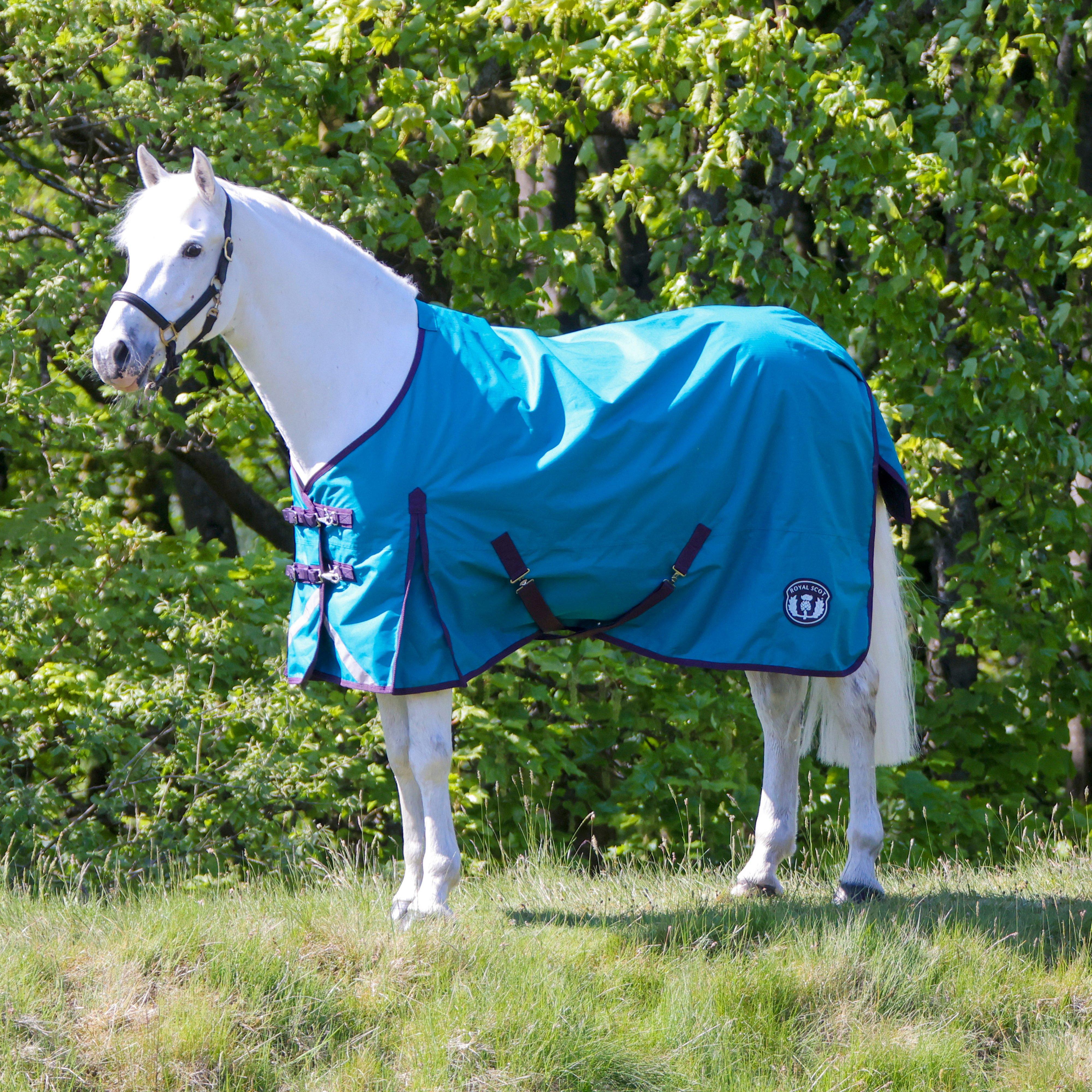 Image of Royal Scot Original Lite 0G Standard Neck Turnout Rug - Ocean, Ocean