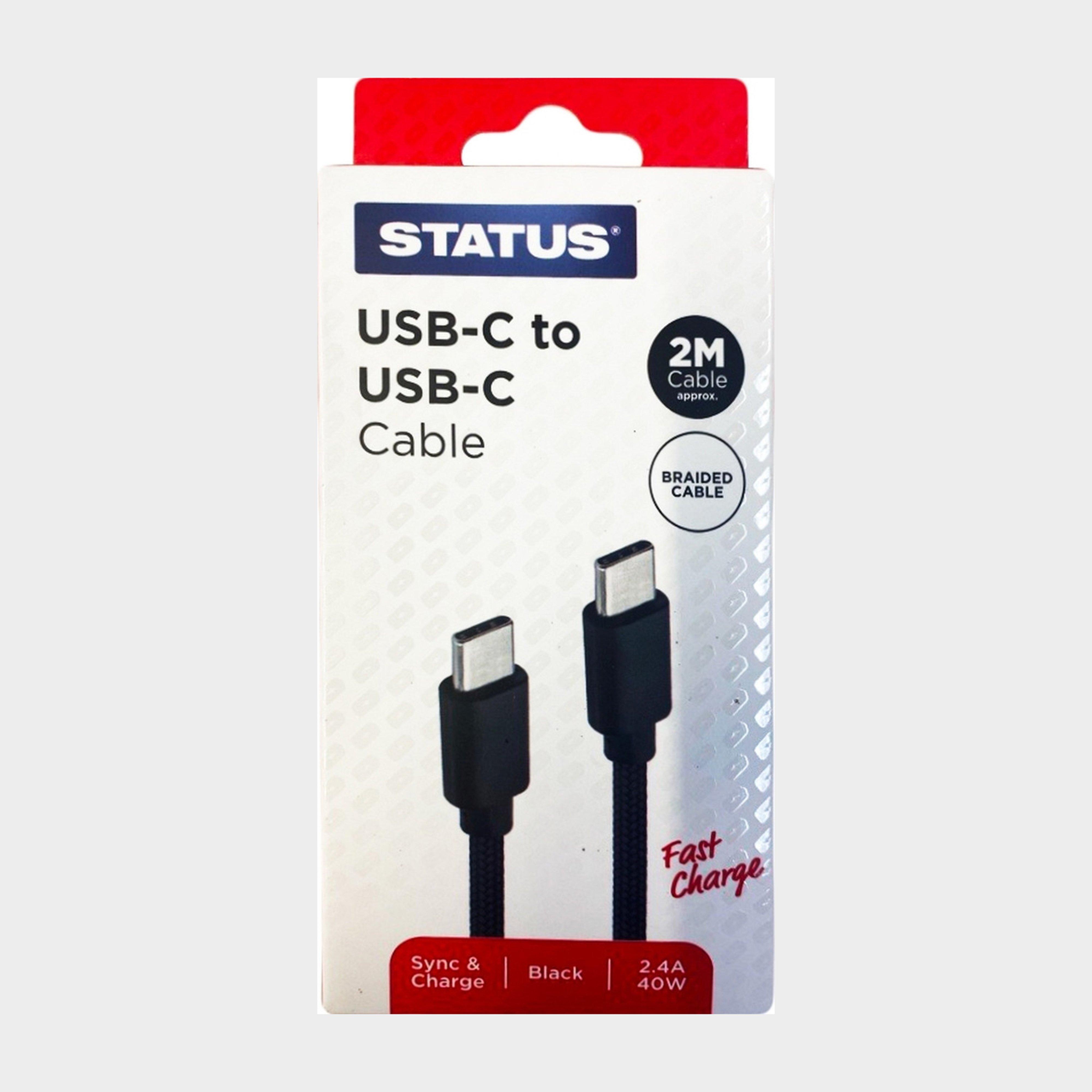 Image of Status Usb-C To Usb-C Braided Cable 2M, BRAIDED