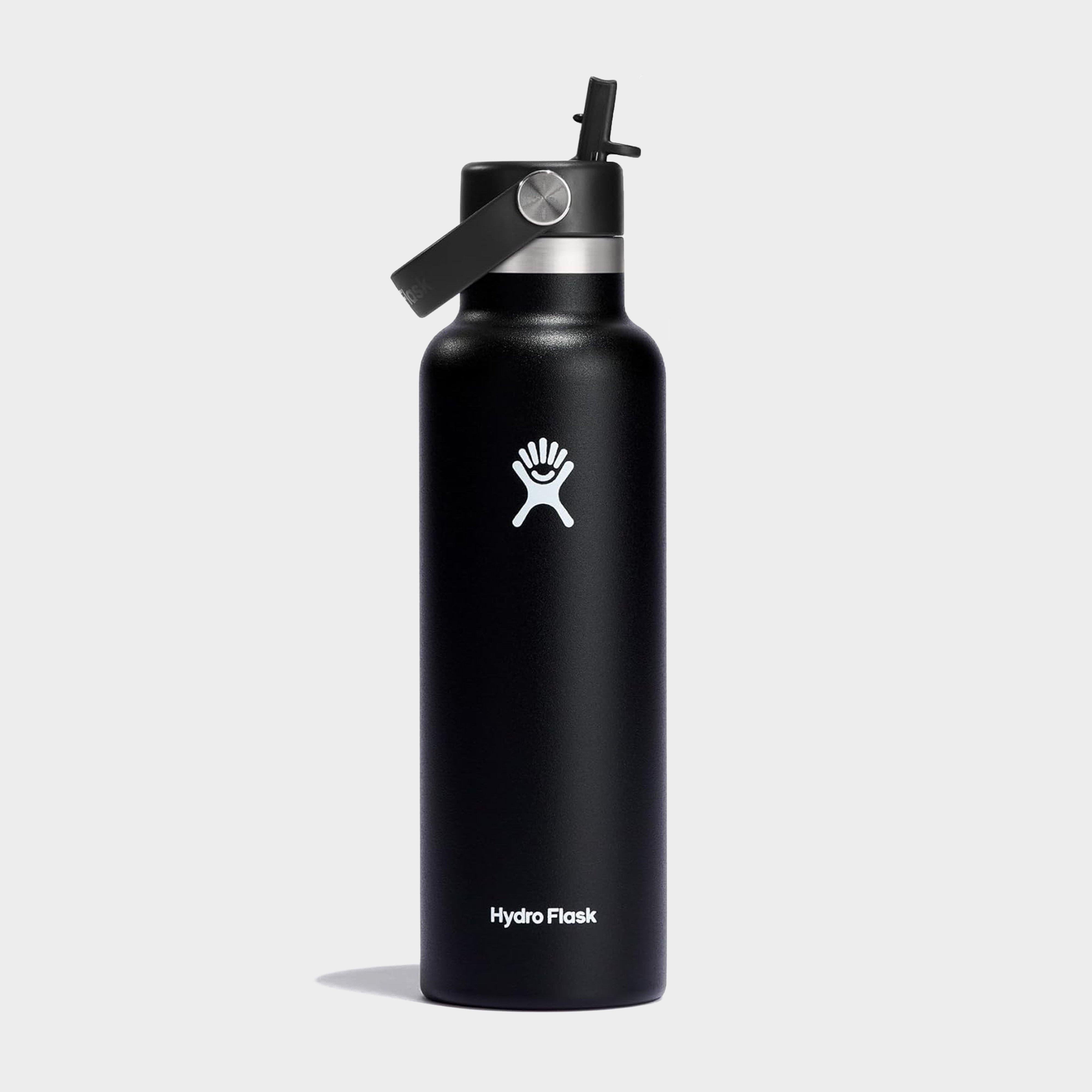 Image of Hydro Flask Standard Mouth With Flex Straw Cap 21Oz - Black, Black