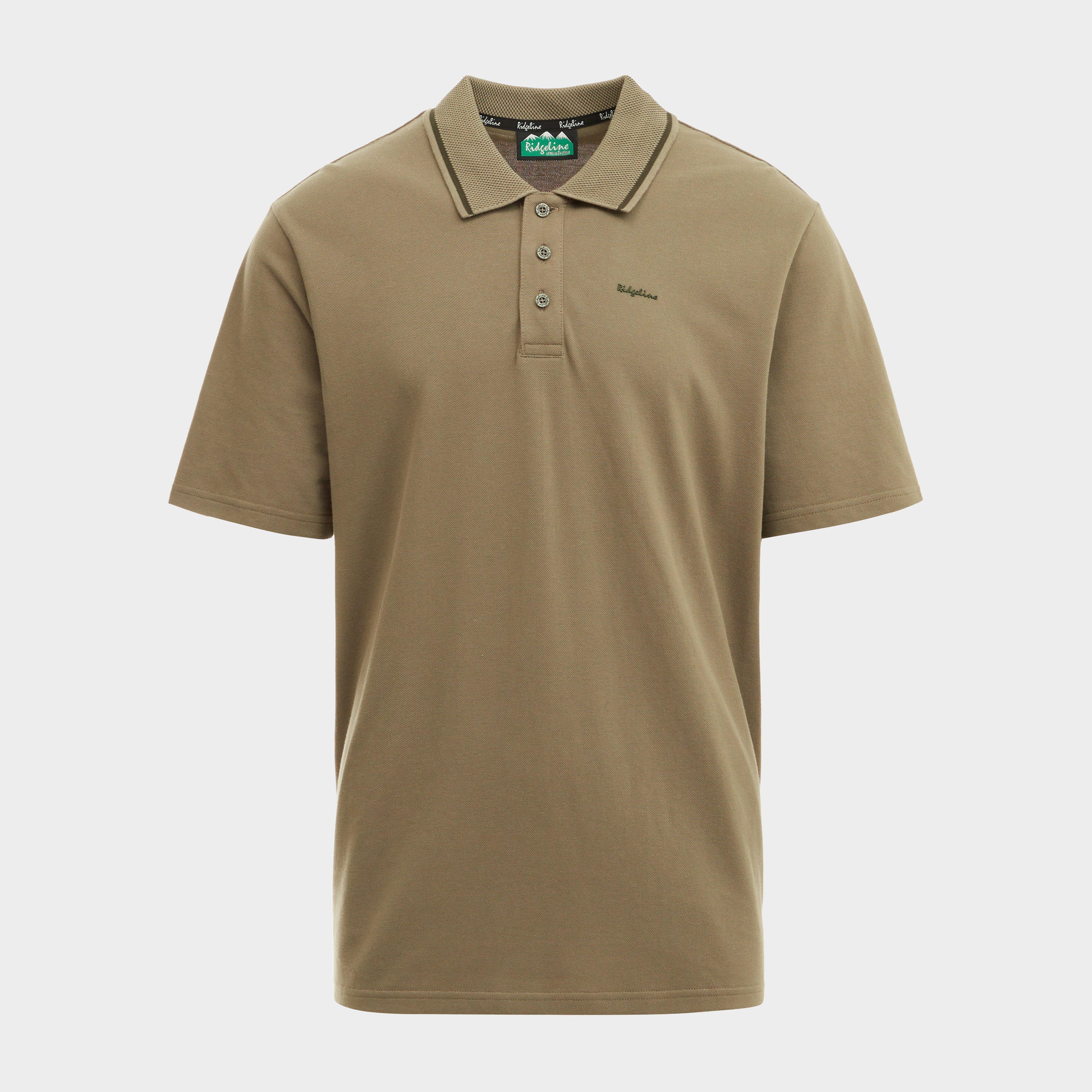 Image of Ridgeline Mens Kilworth Polo Top Smokey Olive, Olive