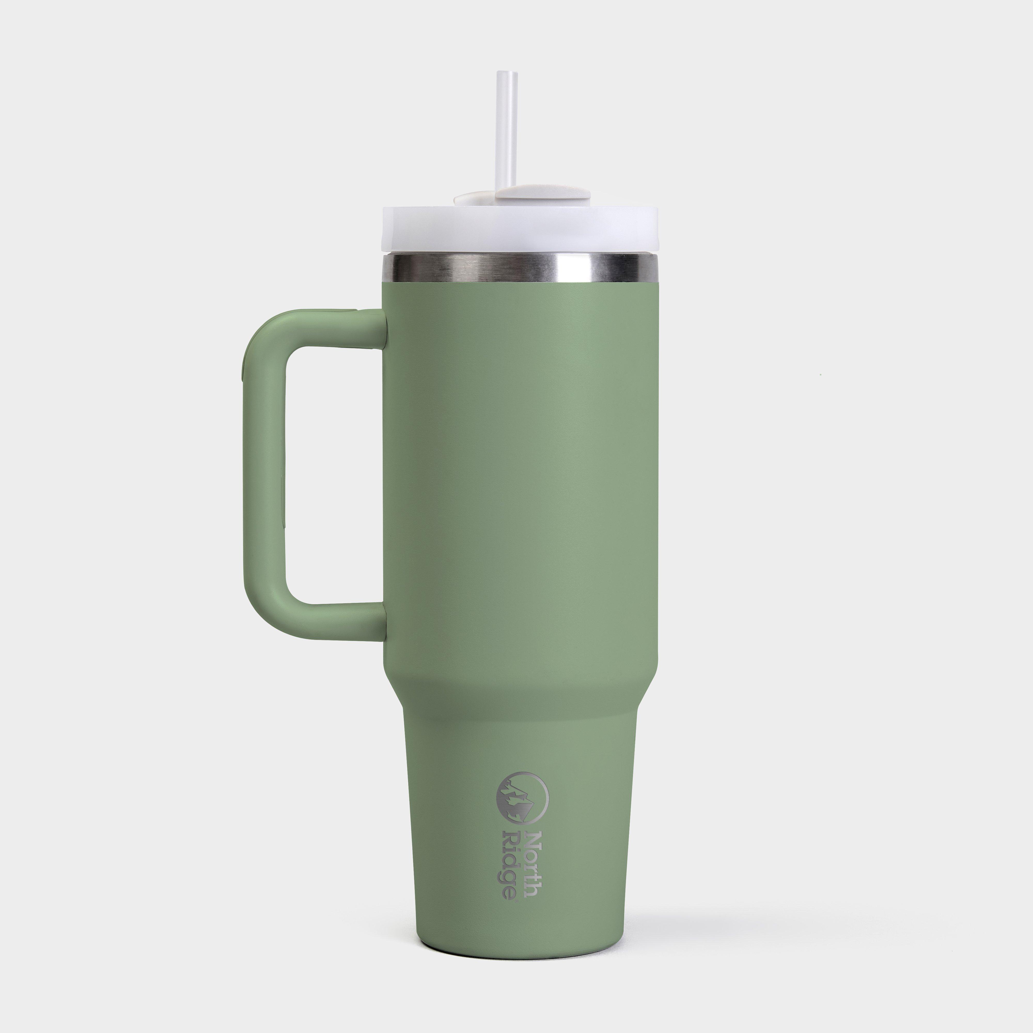 Image of North Ridge Cactus Duo Flow Tumbler With Straw 1.2L - Green, Green