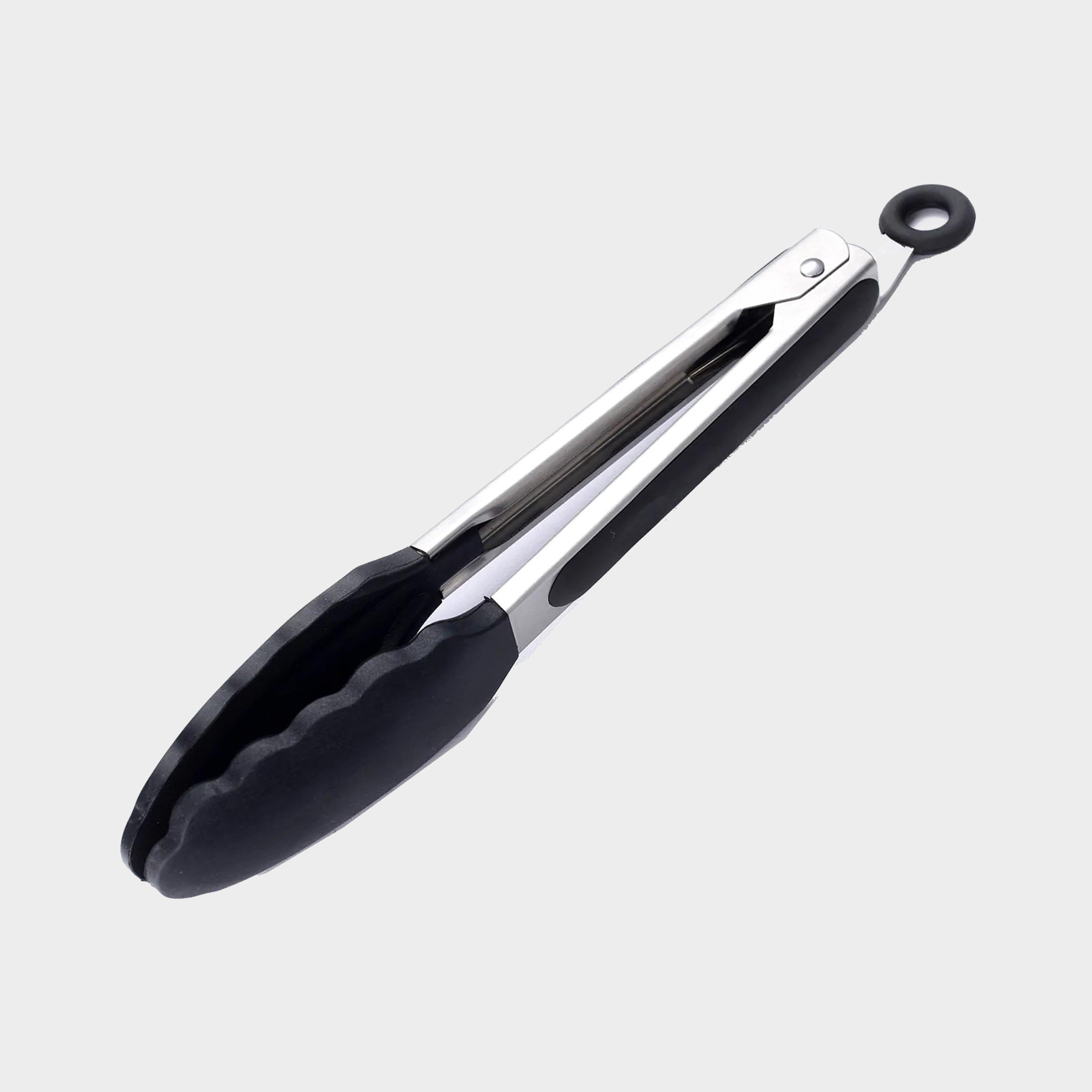 Image of Cadac Silicone Tongs 28Cm - Black/Silver, Black/Silver
