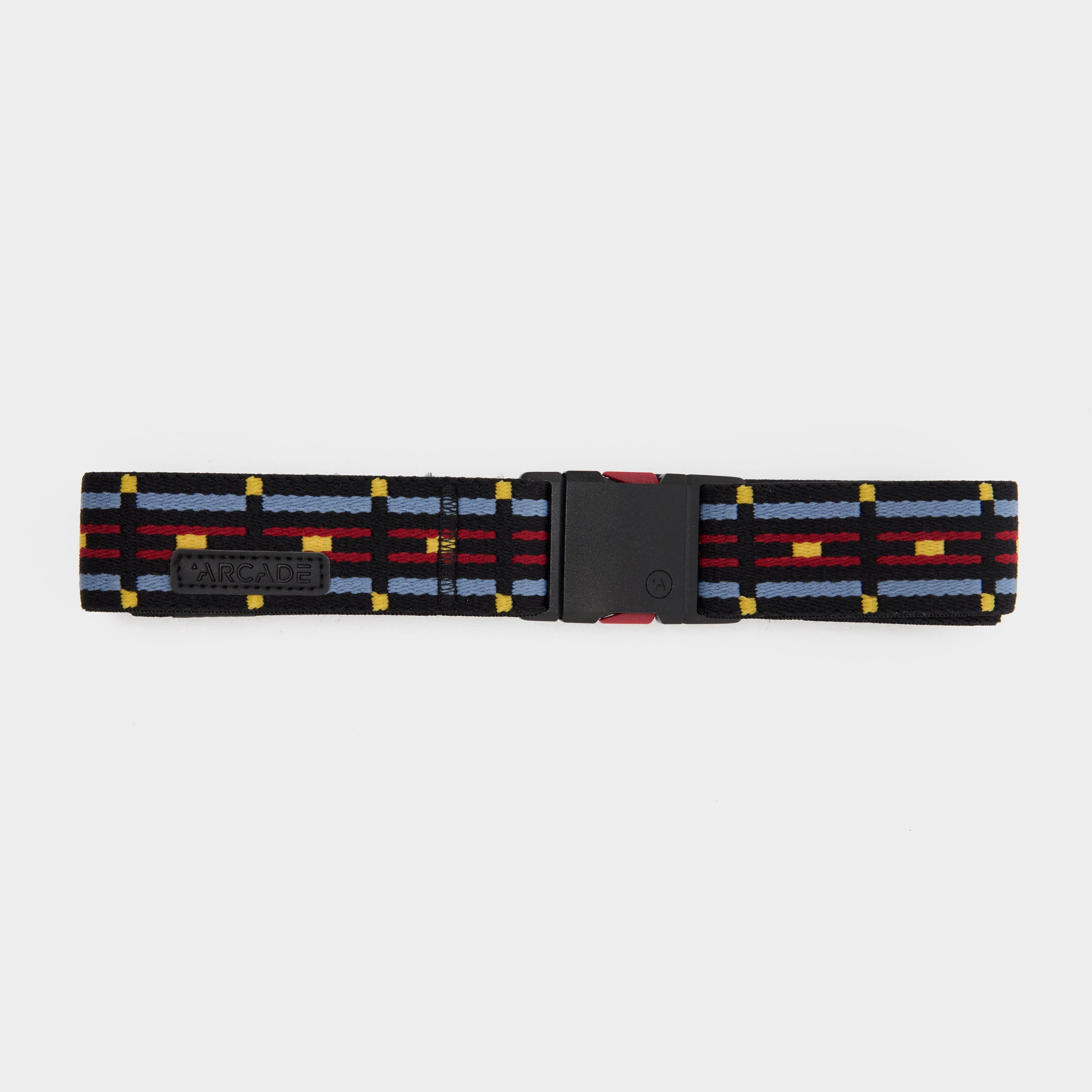 Image of Arcade Belts Unisex Keyah Slim Belt - Black/Sky, Black/Sky