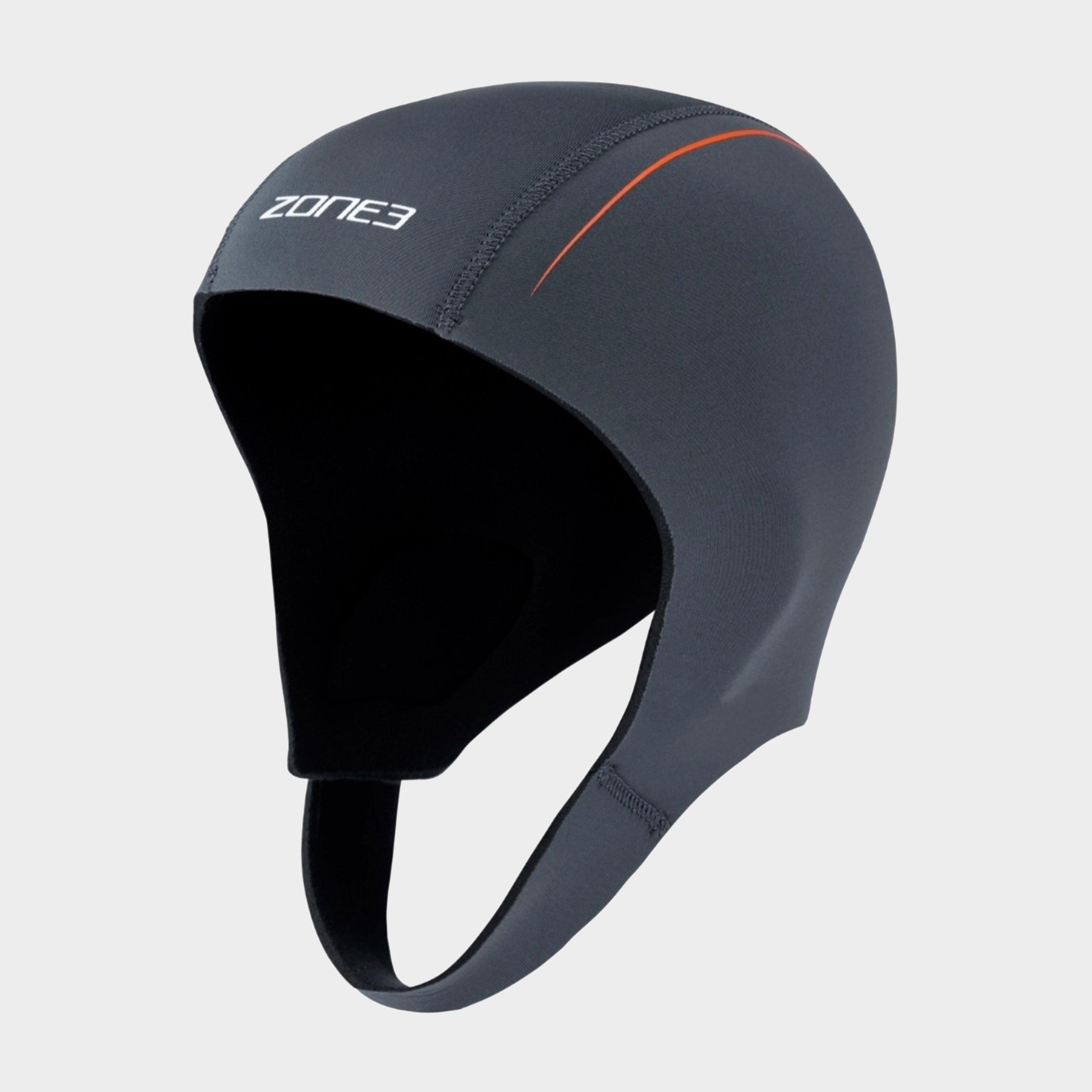 Image of Zone 3 Unisex Active-Flex Swim Cap - Black, Black