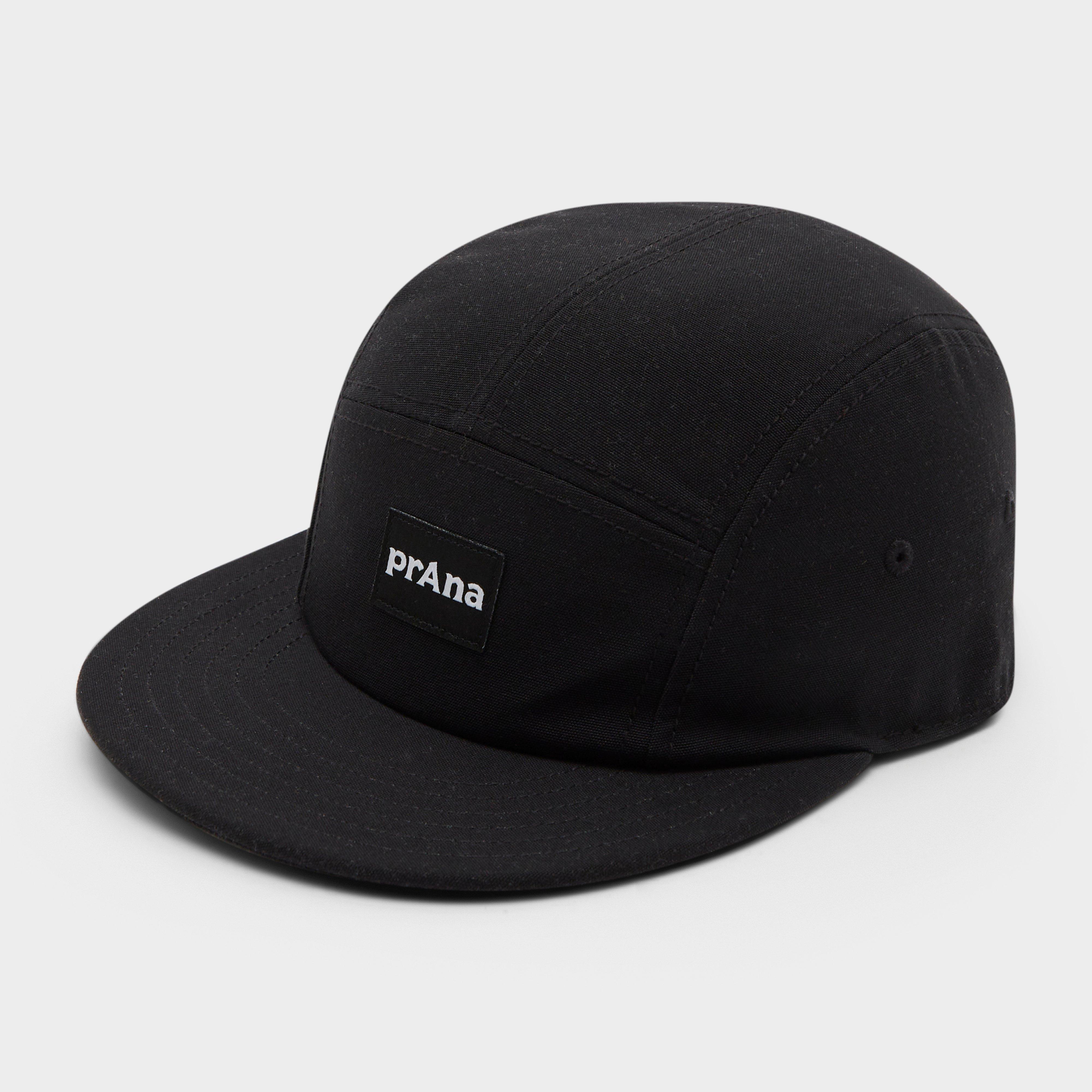 Image of Prana Unisex Foothills Flat Brim Cap - Black, Black