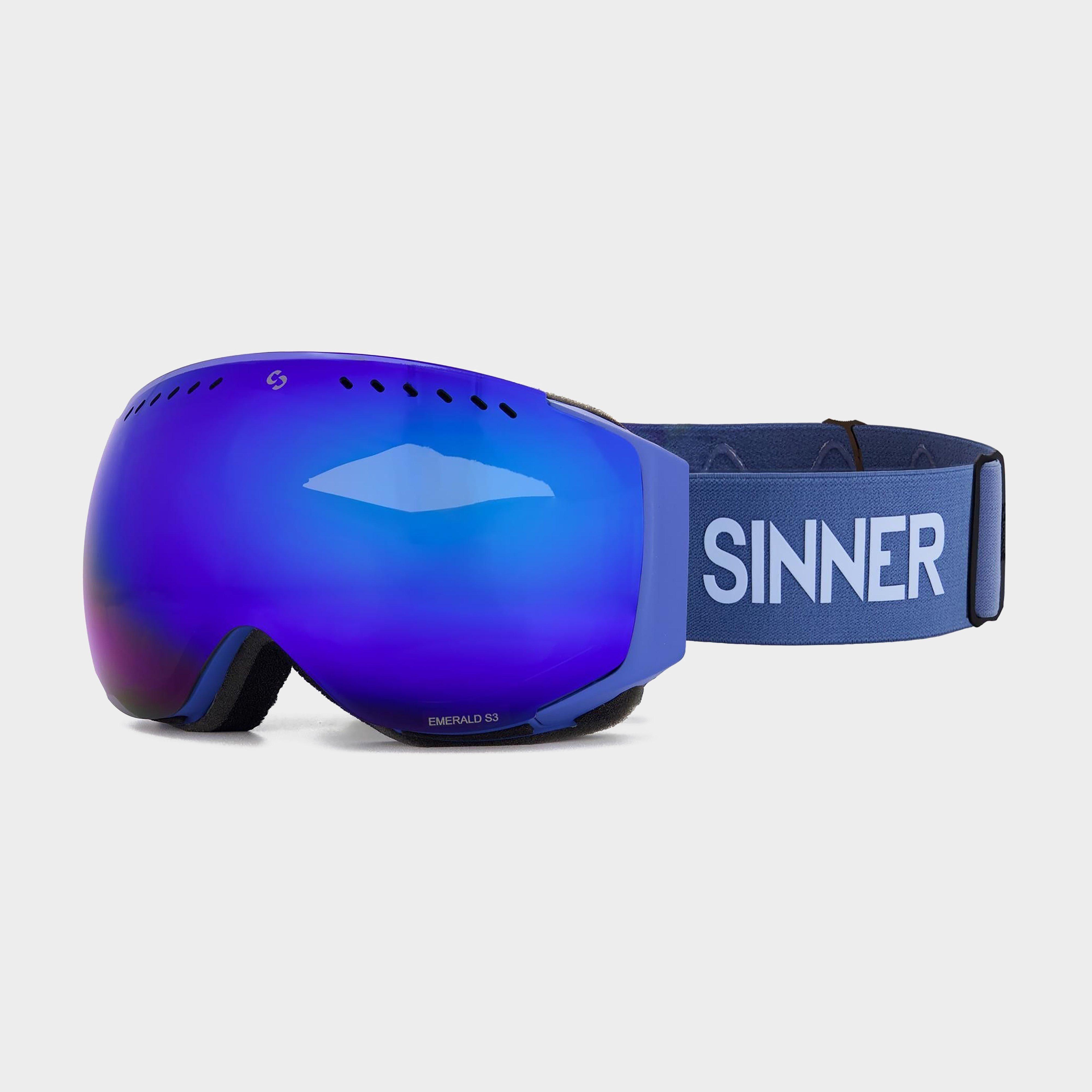 Image of Sinner Unisex Emerald Ski Goggles - Dark Blue, Dark Blue