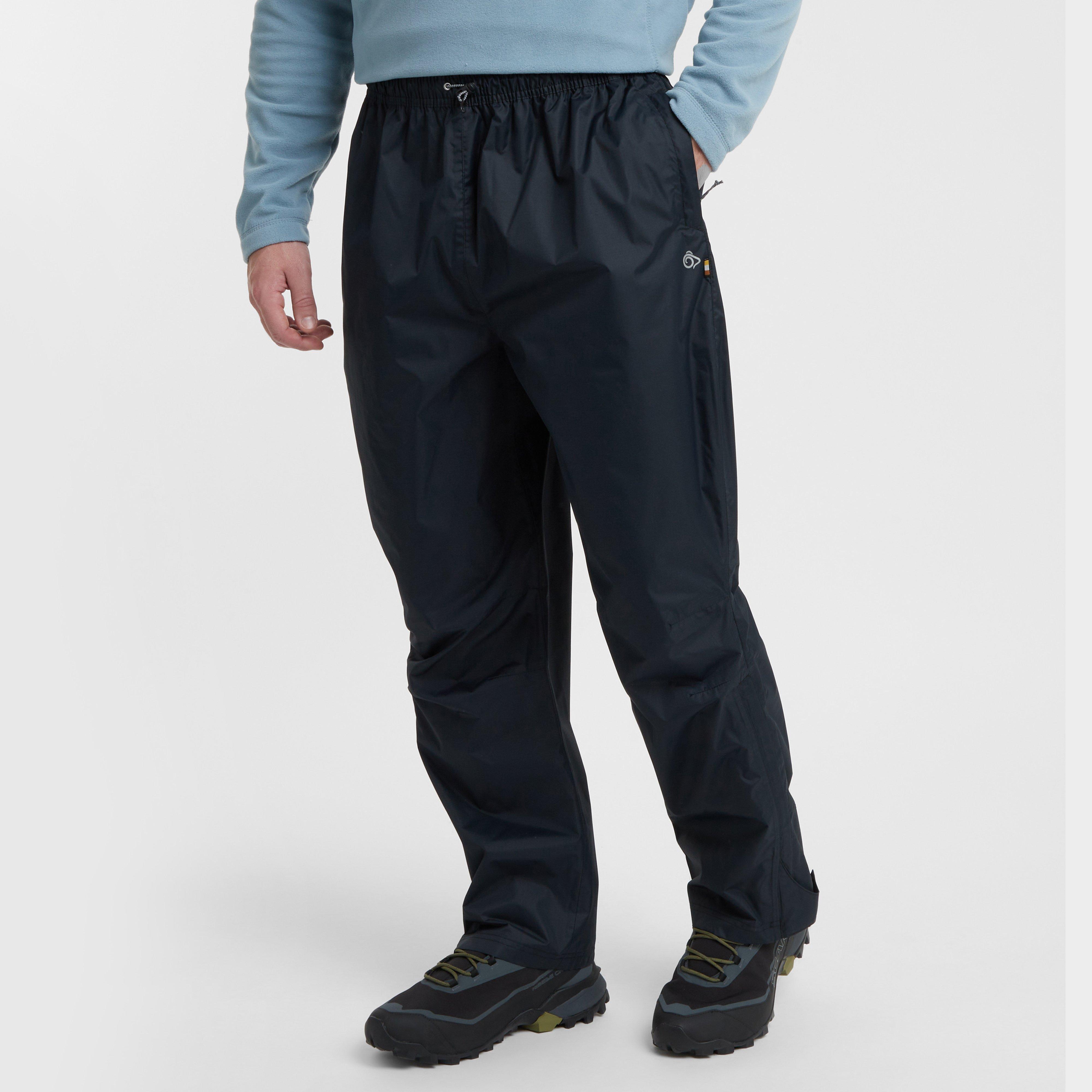 Image of Craghoppers Unisex Ascent Ii Waterproof Overtrousers - Black, Black