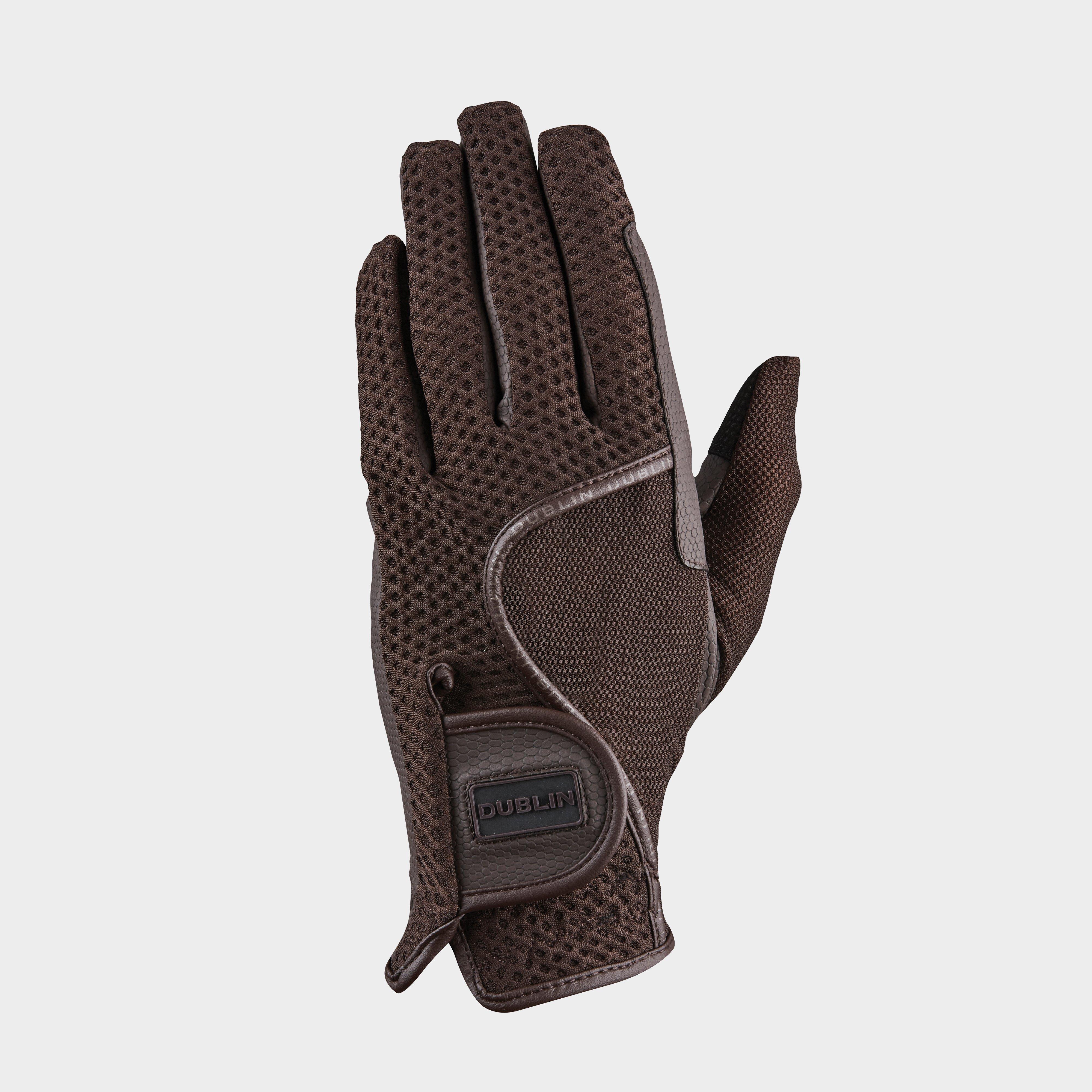 Image of Dublin Unisex Airflow Honeycomb Gloves - Chocolate, Chocolate