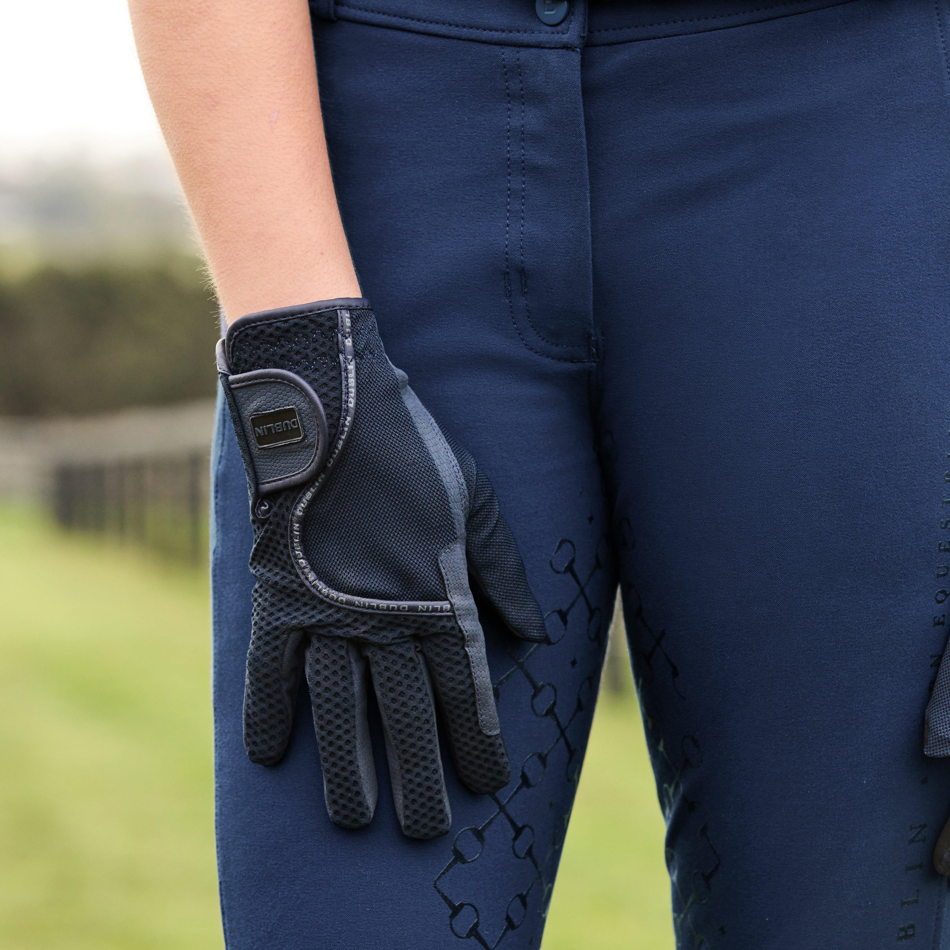 Image of Dublin Unisex Airflow Honeycomb Gloves - Navy, Navy