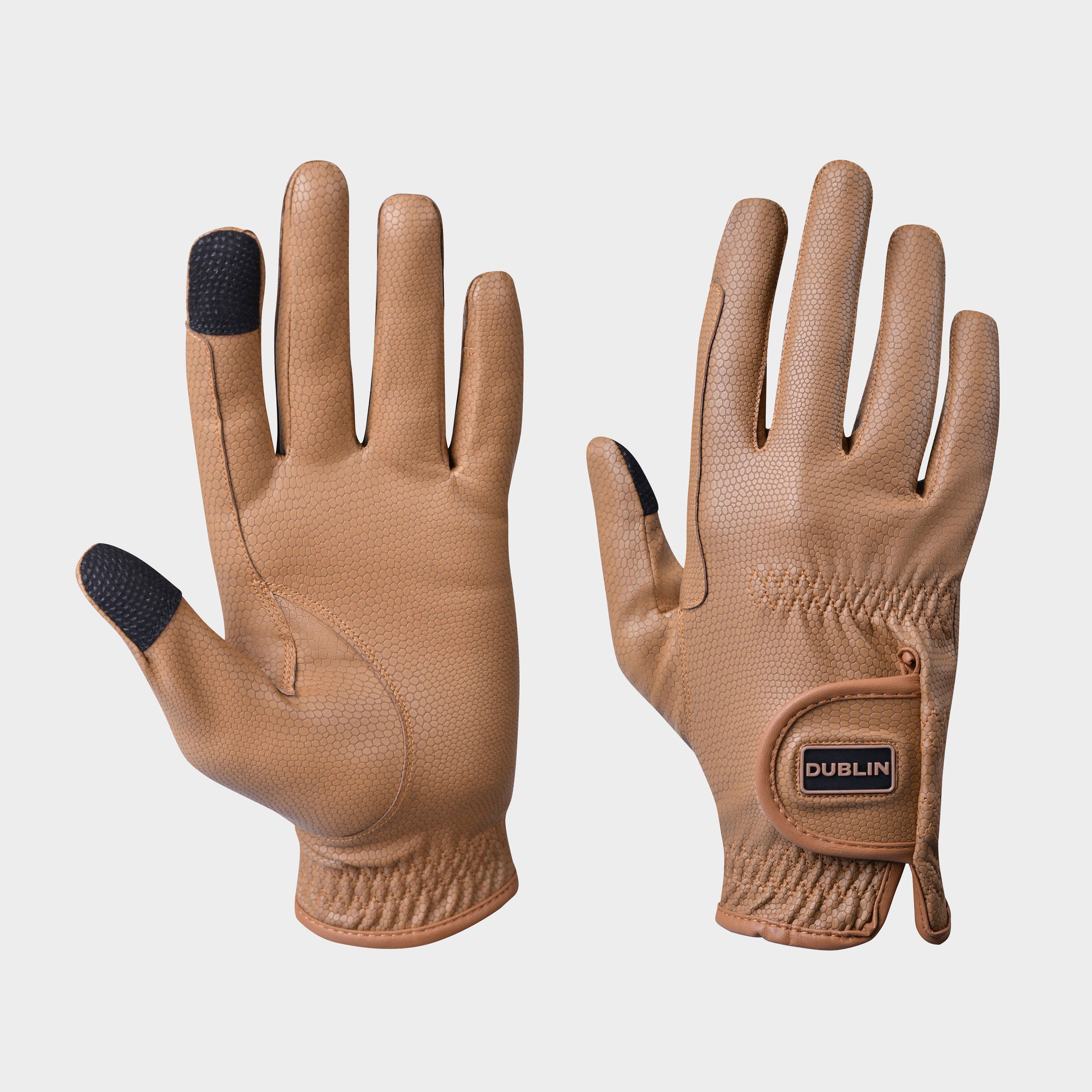 Image of Dublin Unisex Everyday Riding Gloves - Caramel, Caramel