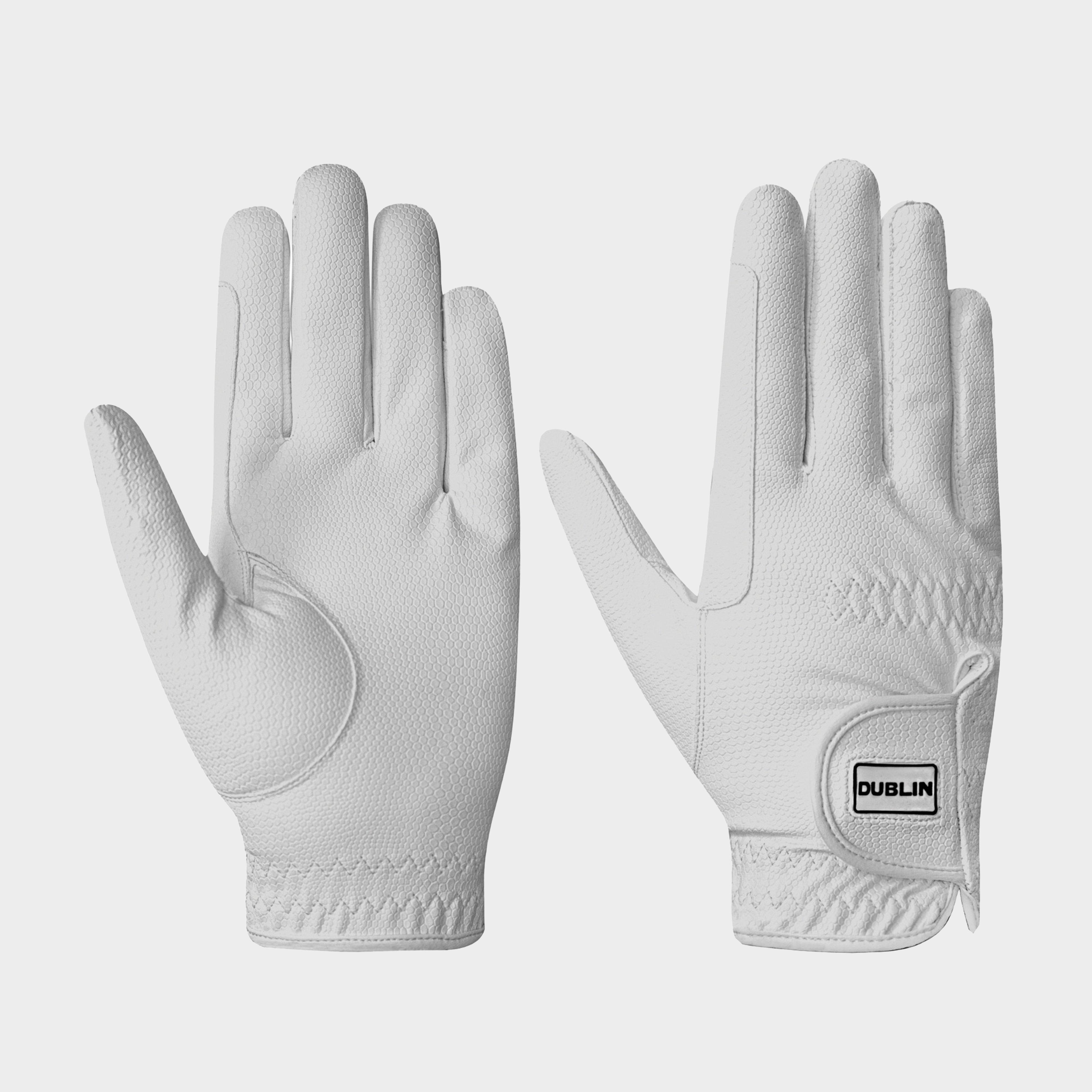 Image of Dublin Unisex Everyday Riding Gloves - White, White
