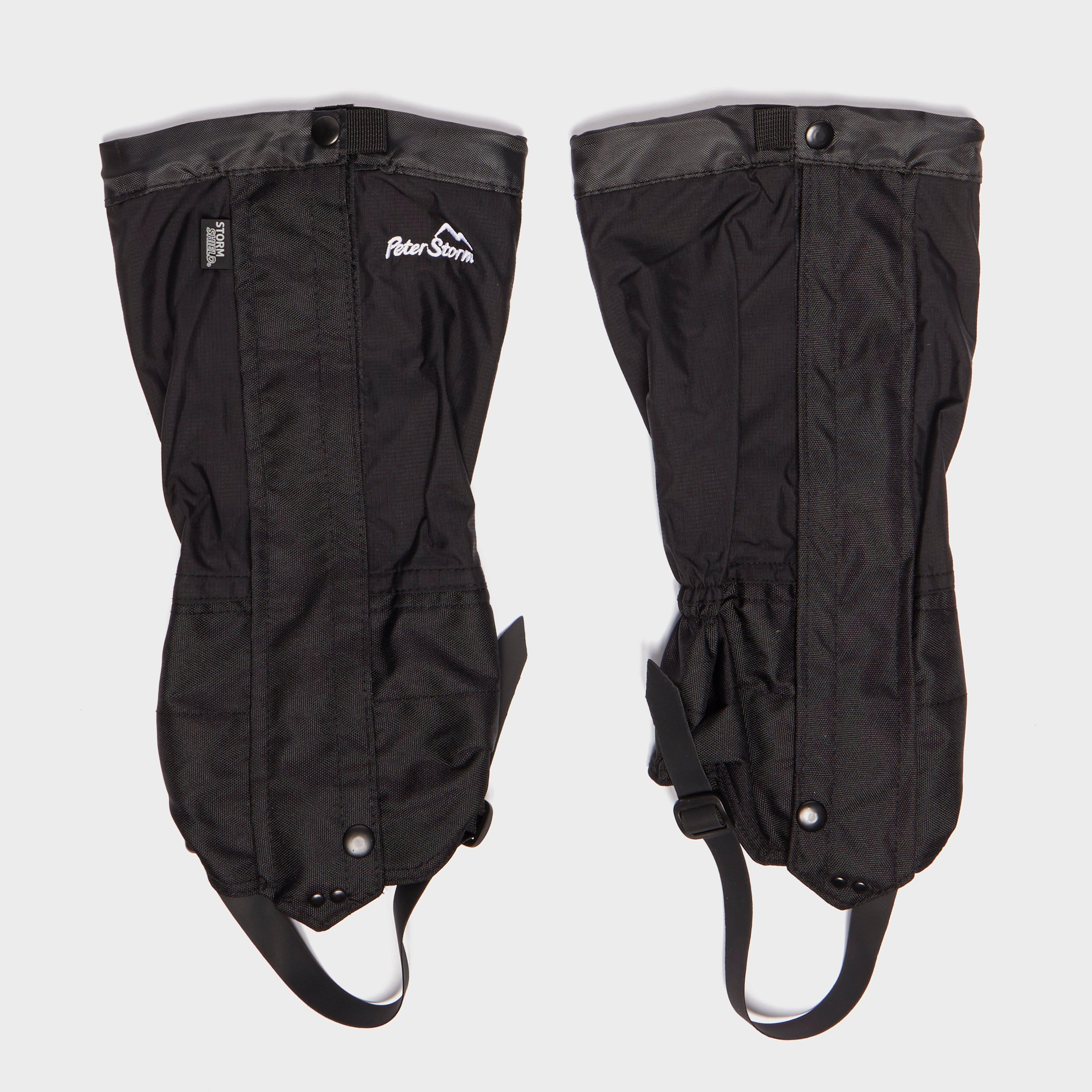 Image of Peter Storm Waterproof Foot Gaiters, Black