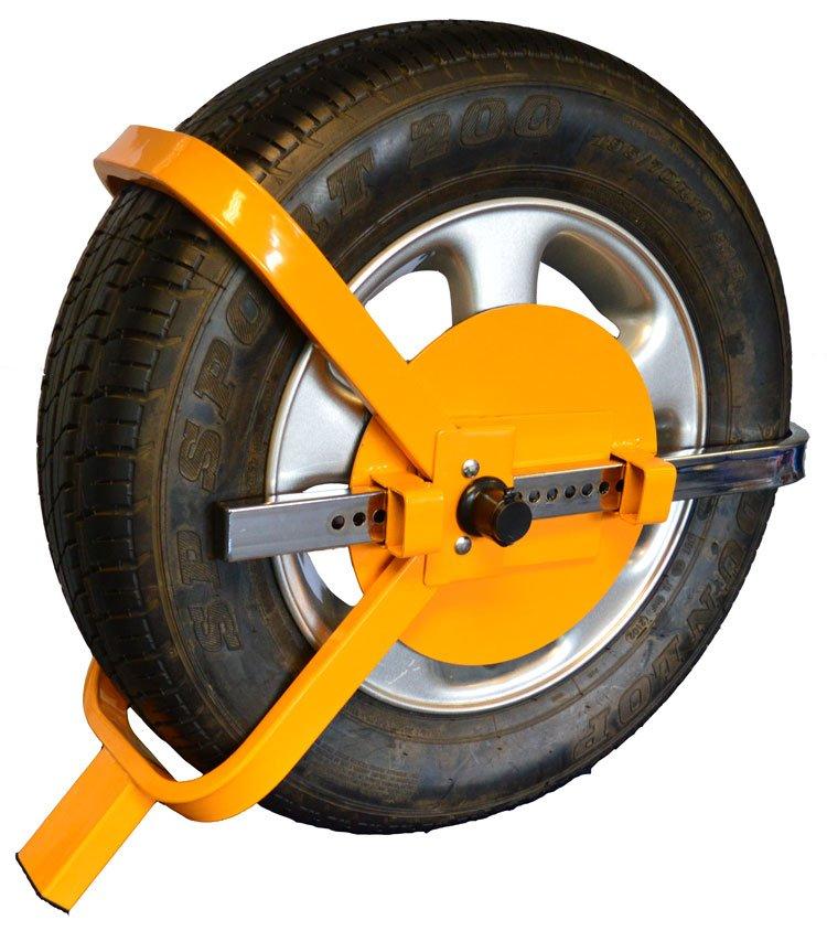  Maypole Wheel Clamp (13" - 17"), Yellow