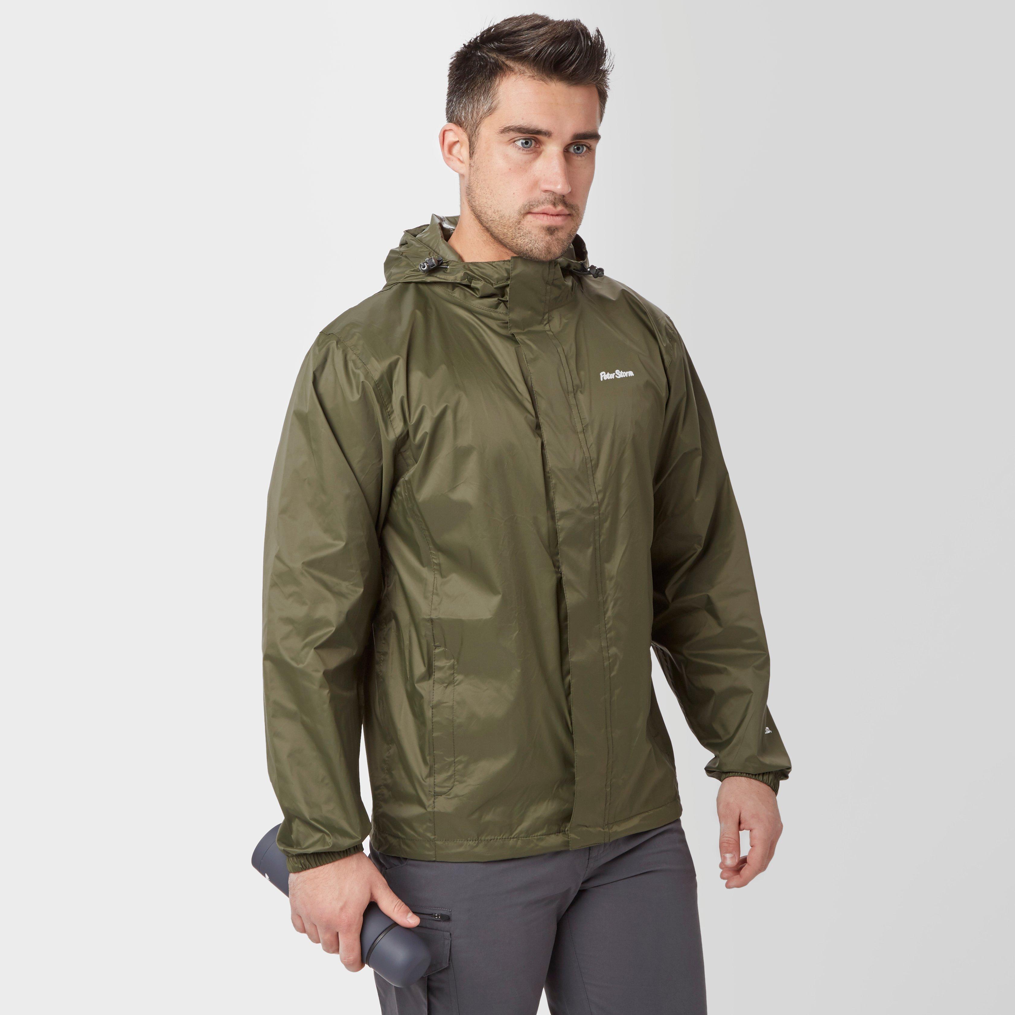 Image of Peter Storm Mens Packable Jacket Khaki, Green