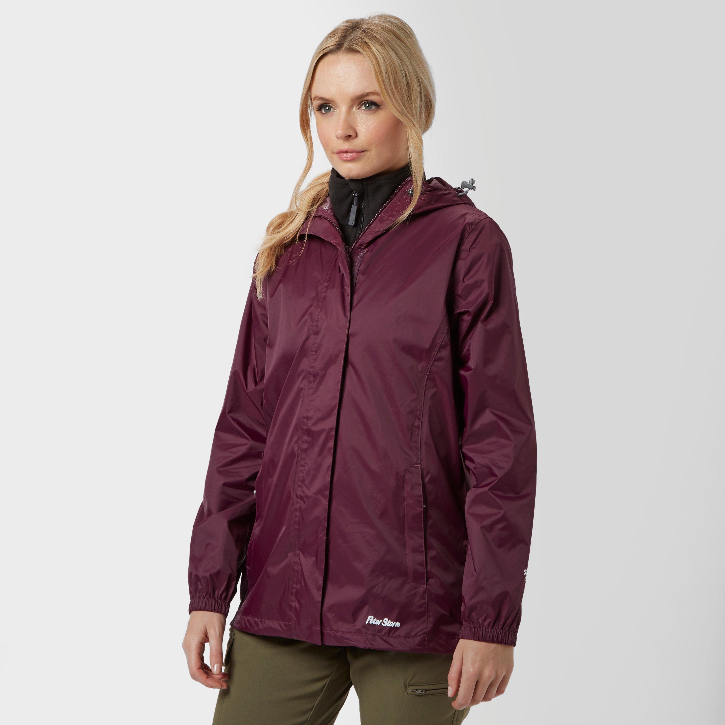 Image of Peter Storm Womens Packable Hooded Jacket Plum, Purple